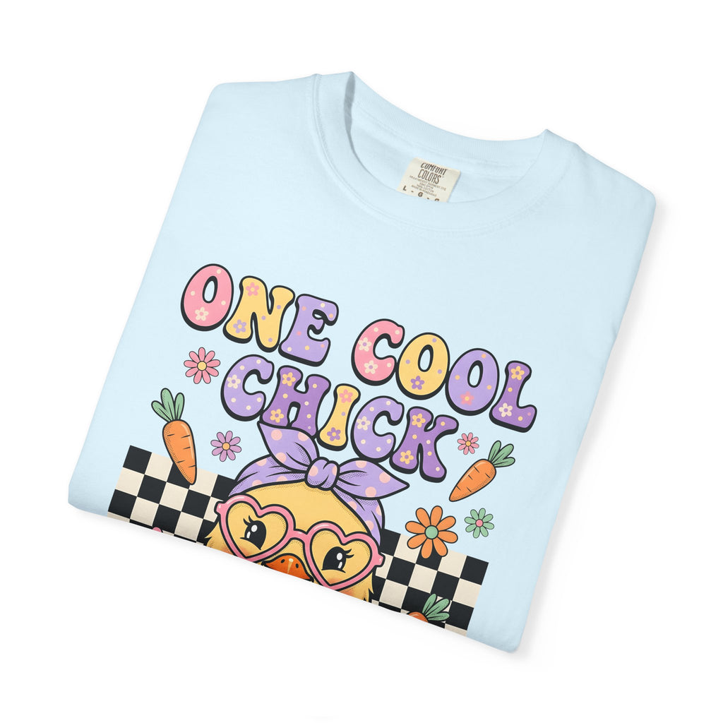Baby Chicken Glasses Shirt Easter Pet Gift Women Comic Tee Chick T-Shirt Easter Fan Chicklet Graphic Vintage Vegetable Tshirt