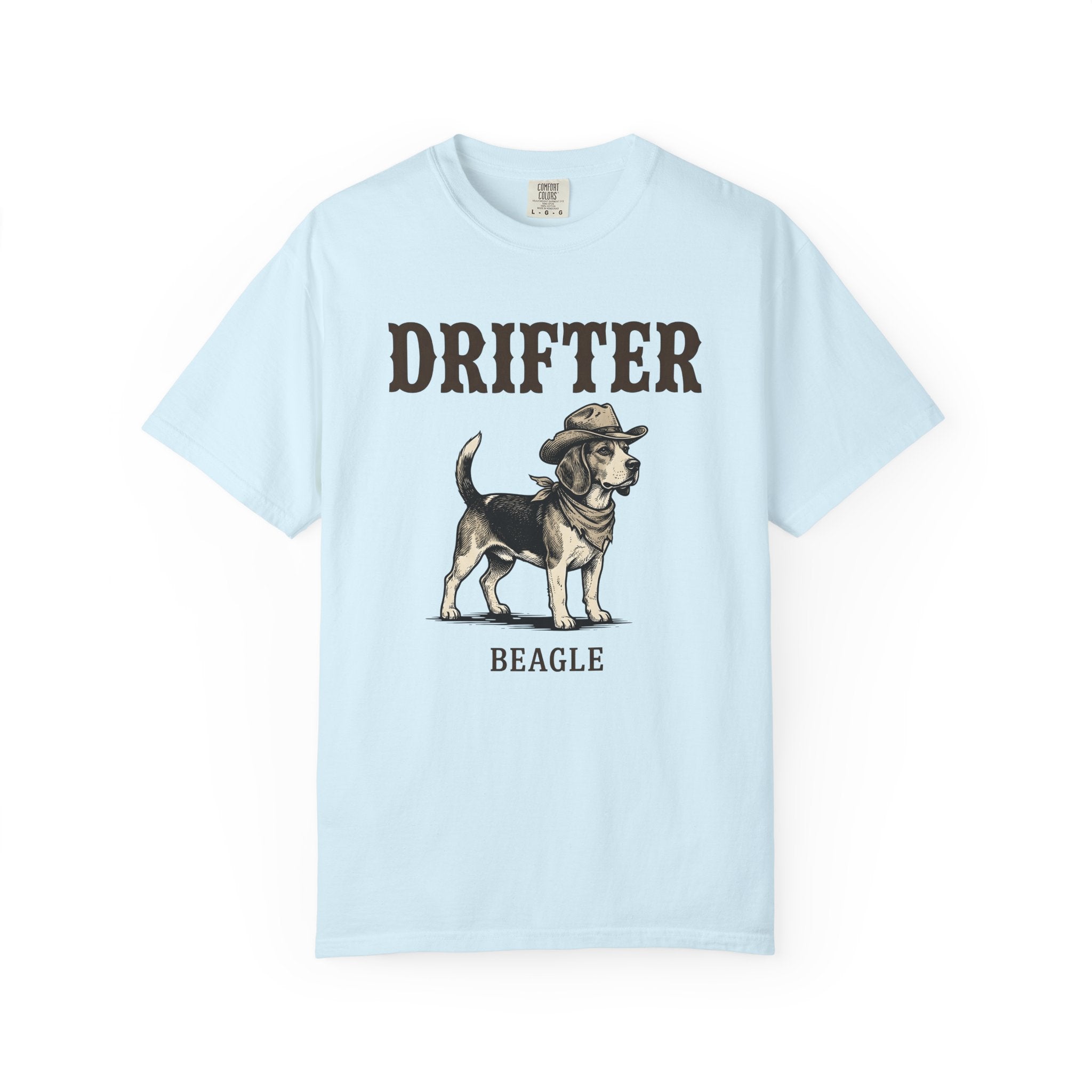Beagle Ranch Dog Shirt Dog Prairie Gift Women Cartoon Tee Hound T-Shirt Dog Fan Comic Tshirt Plains Graphic Doodle Wide Brim Hat Tshirt