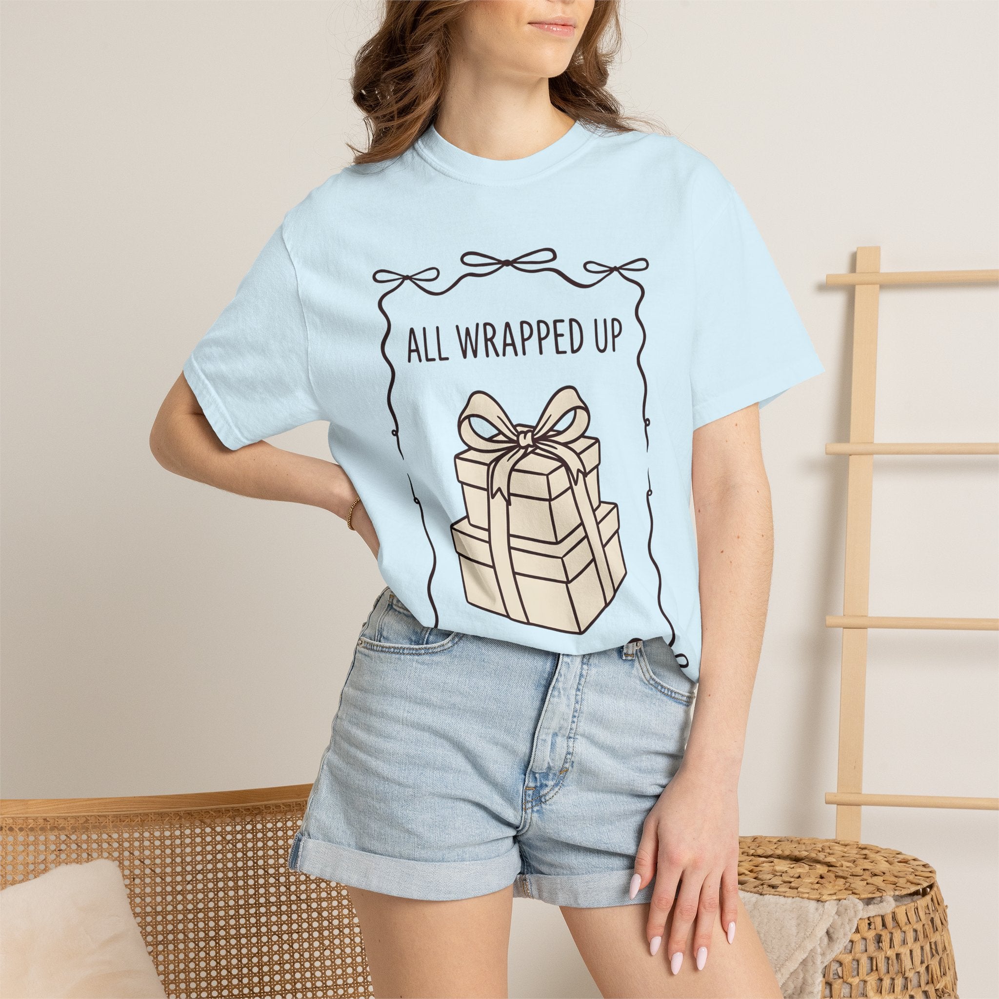Gift Packages Shirt Christmas Festival Gift Women Hand Drawn Tee Present T-Shirt Xmas Fan Hand Drawn Tshirt Festival Graphic Clean Tie