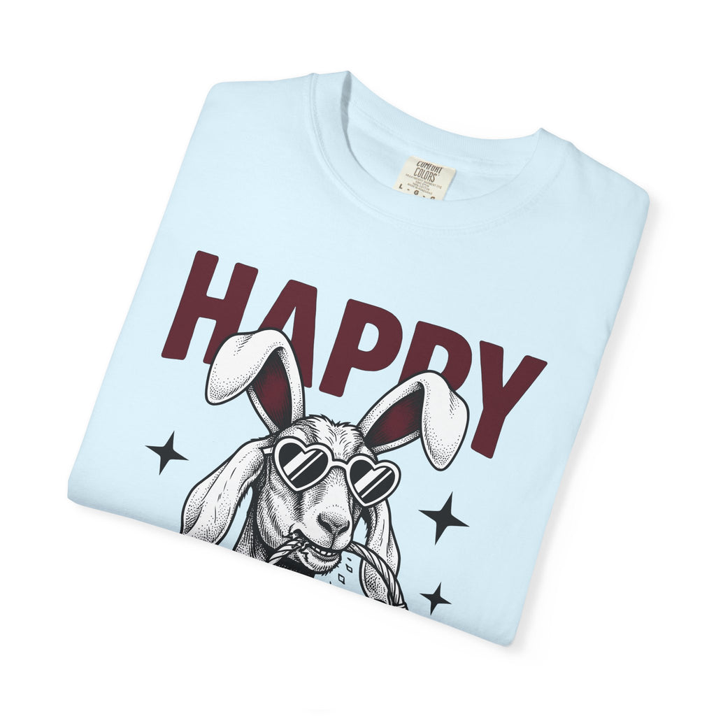 Bunny Glasses Shirt Easter Festivity Gift Women Cartoon Tee Specs T-Shirt Easter Fan Comic Tshirt Celebration Graphic Line Art Egg Container