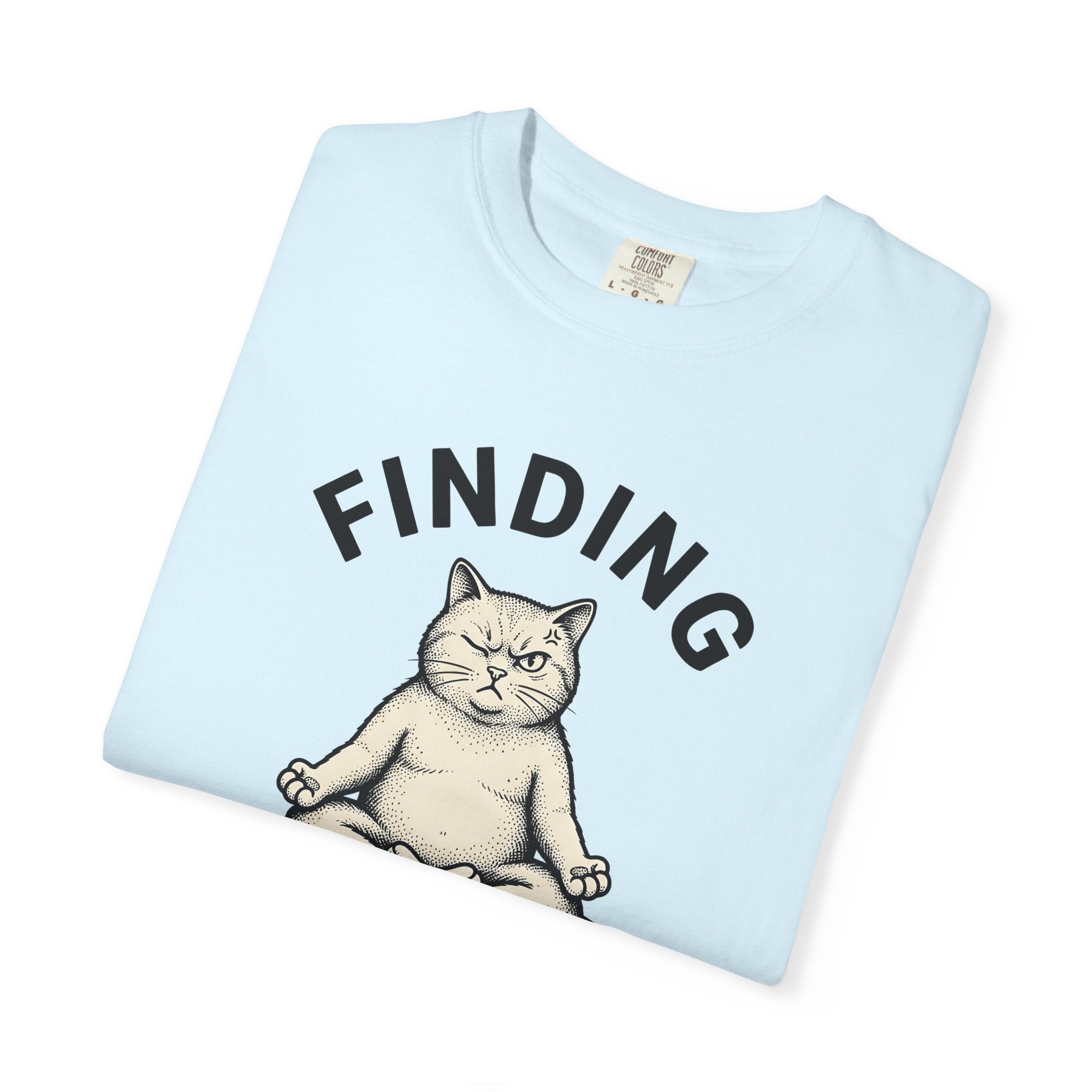 Zen Cat Shirt Cat Fitness Gift Women Retro Tee Kitty T-Shirt Cat Fan Vintage Tshirt Workout Graphic Sketch Pillow Tshirt