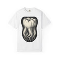 Tooth Octopus Shirt Dental Alternative Gift Women Line Art Tee Octopus T-Shirt Dentist Enthusiast Linework Tshirt Alternative Graphic