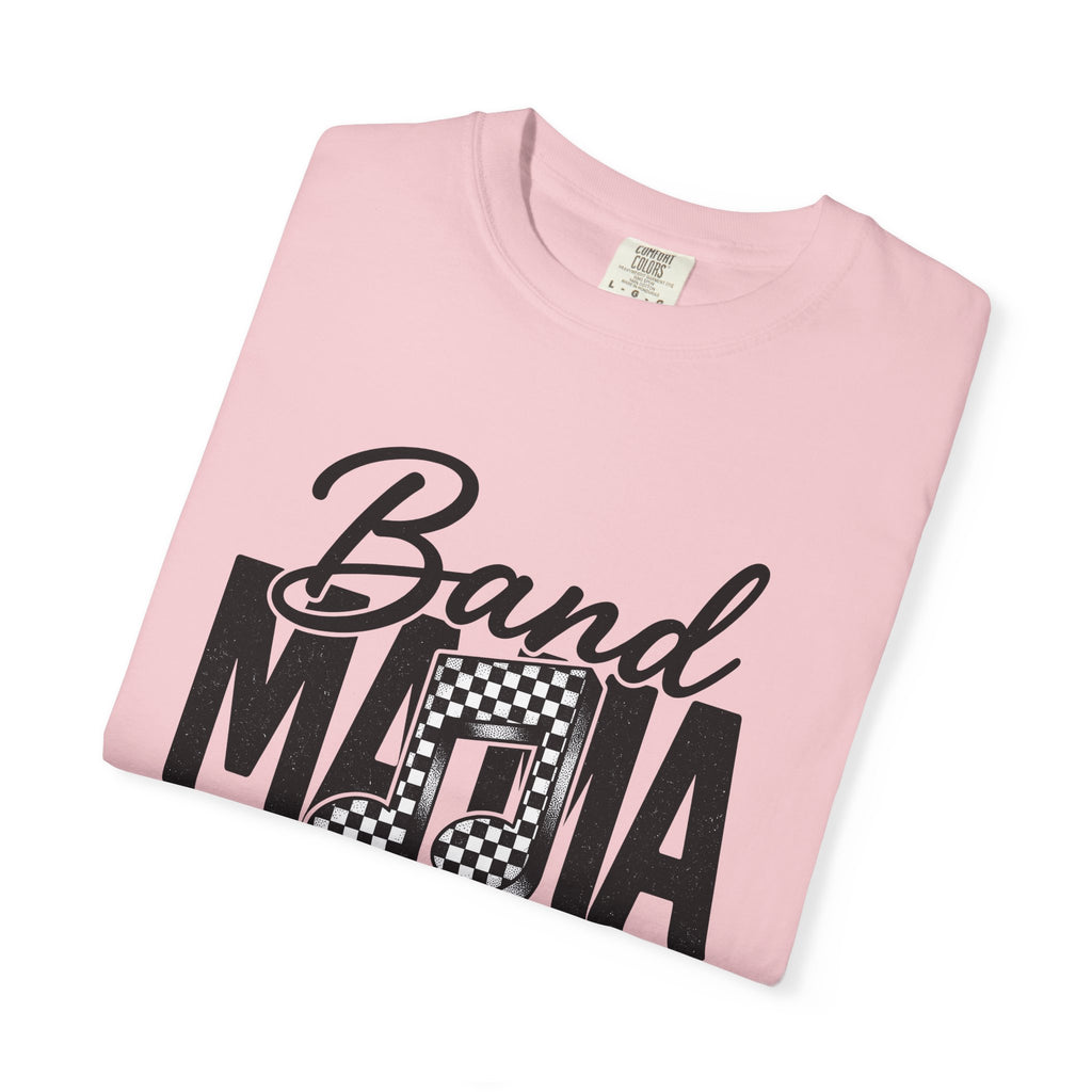 Musical Notes Shirt Band Mom Instruments Gift Women Classic Tee Music T-Shirt Band Fan Musician Tshirt Guitar Graphic Old School Chessboard