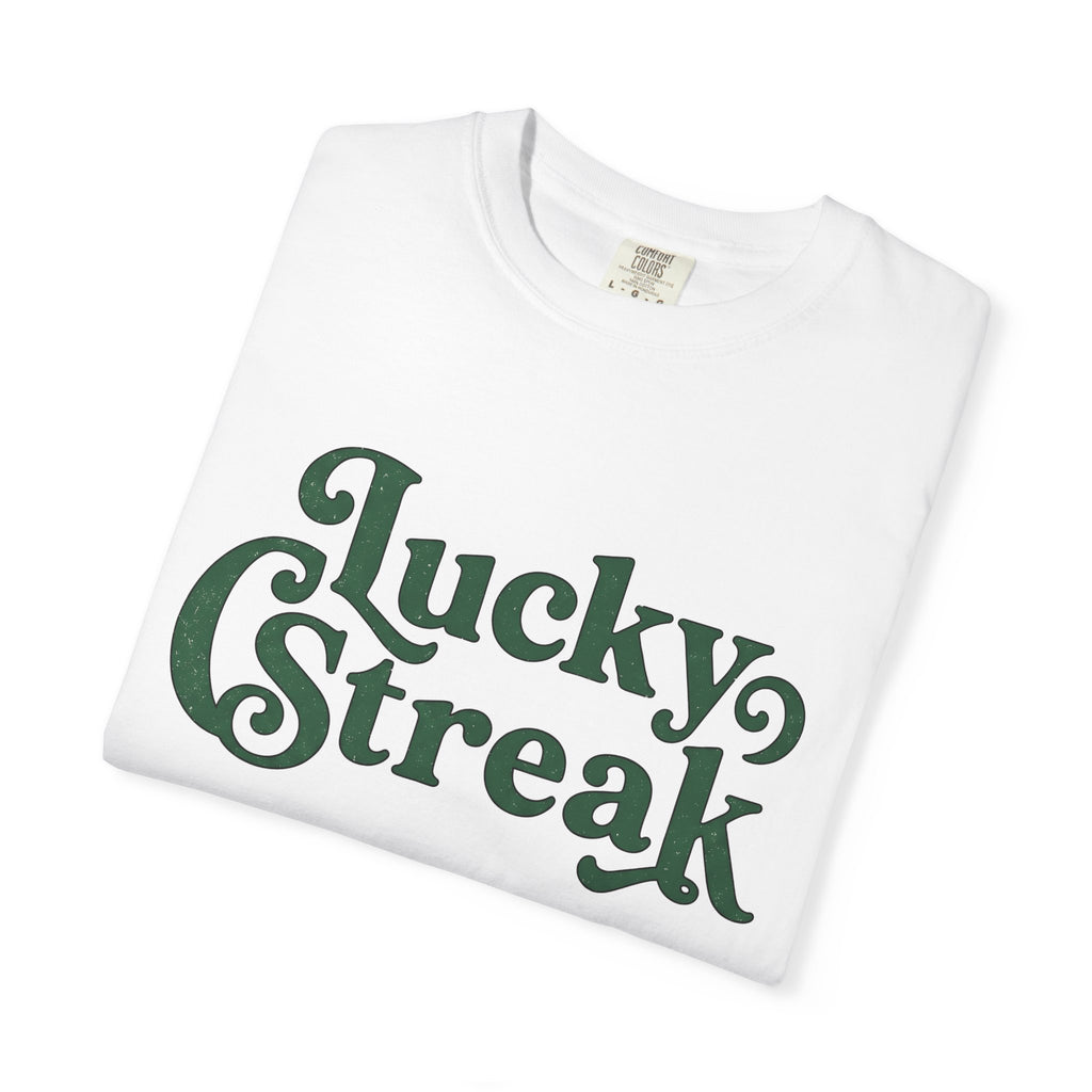 Lucky Quote Shirt St Patrick's Day Event Gift Women Antique Tee Fortune T-Shirt Shamrock Fan Vintage Tshirt Party Graphic Midcentury