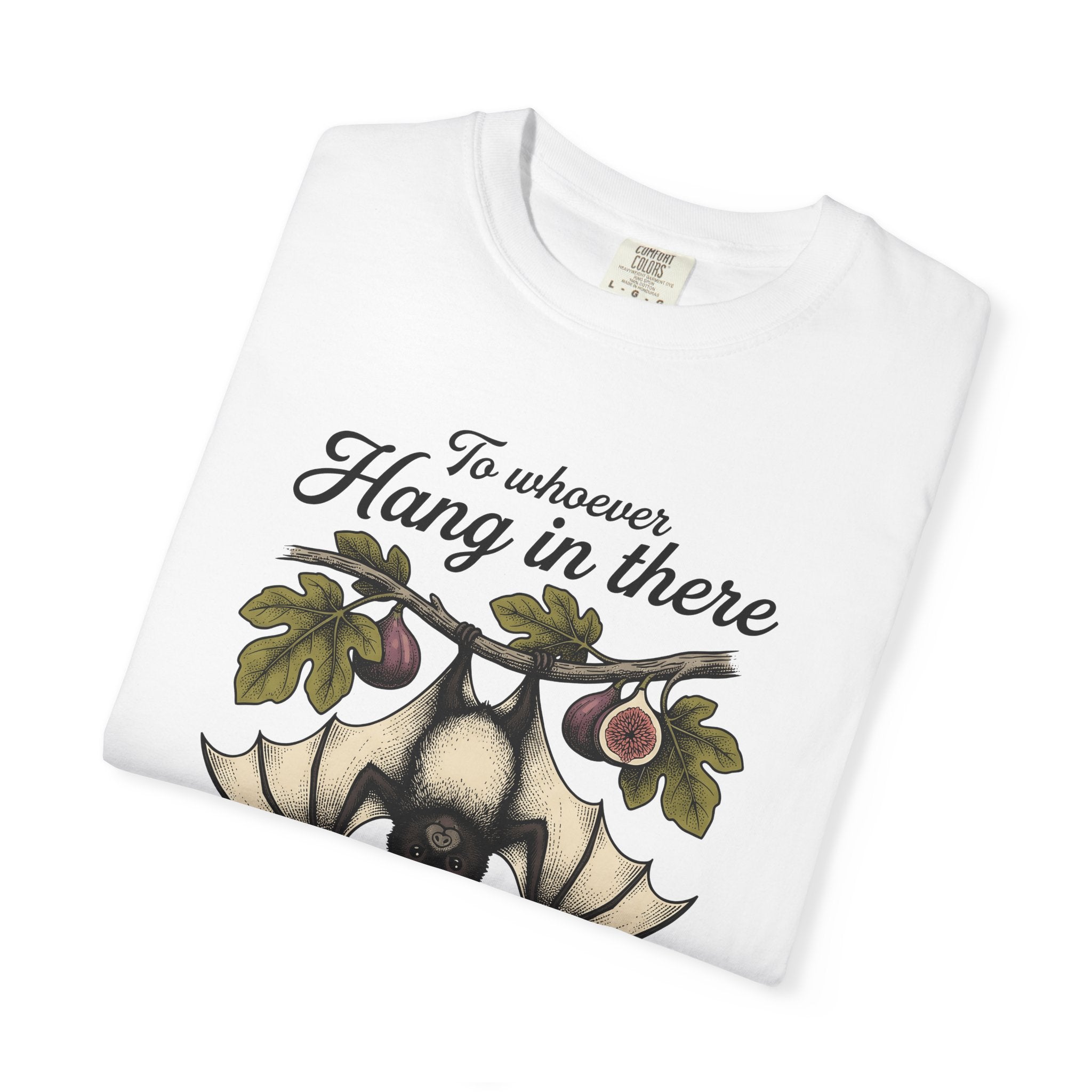 Bat Drawing Shirt Cute Critter Gift Women Retro Tee Bat T-Shirt Adorable Fan Chiropteran Graphic Line Art Twig Branch Tshirt