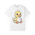 Duckling Shirt Animals Sweet Gift Women Animated Tee Duck T-Shirt Creature Fan Cartoon Tshirt Cute Graphic Hand Drawn Wide Eyes Tshirt