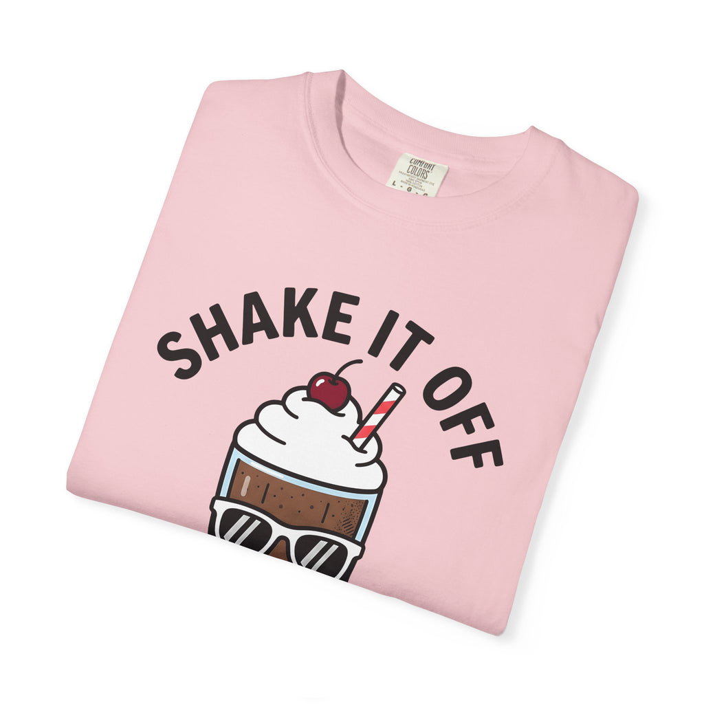 Milkshake Clipart Shirt Desserts Warm Weather Gift Women Kawaii Tee Milkshake T-Shirt Dessert Fan Cartoon Tshirt Summer Graphic Pop Art Red