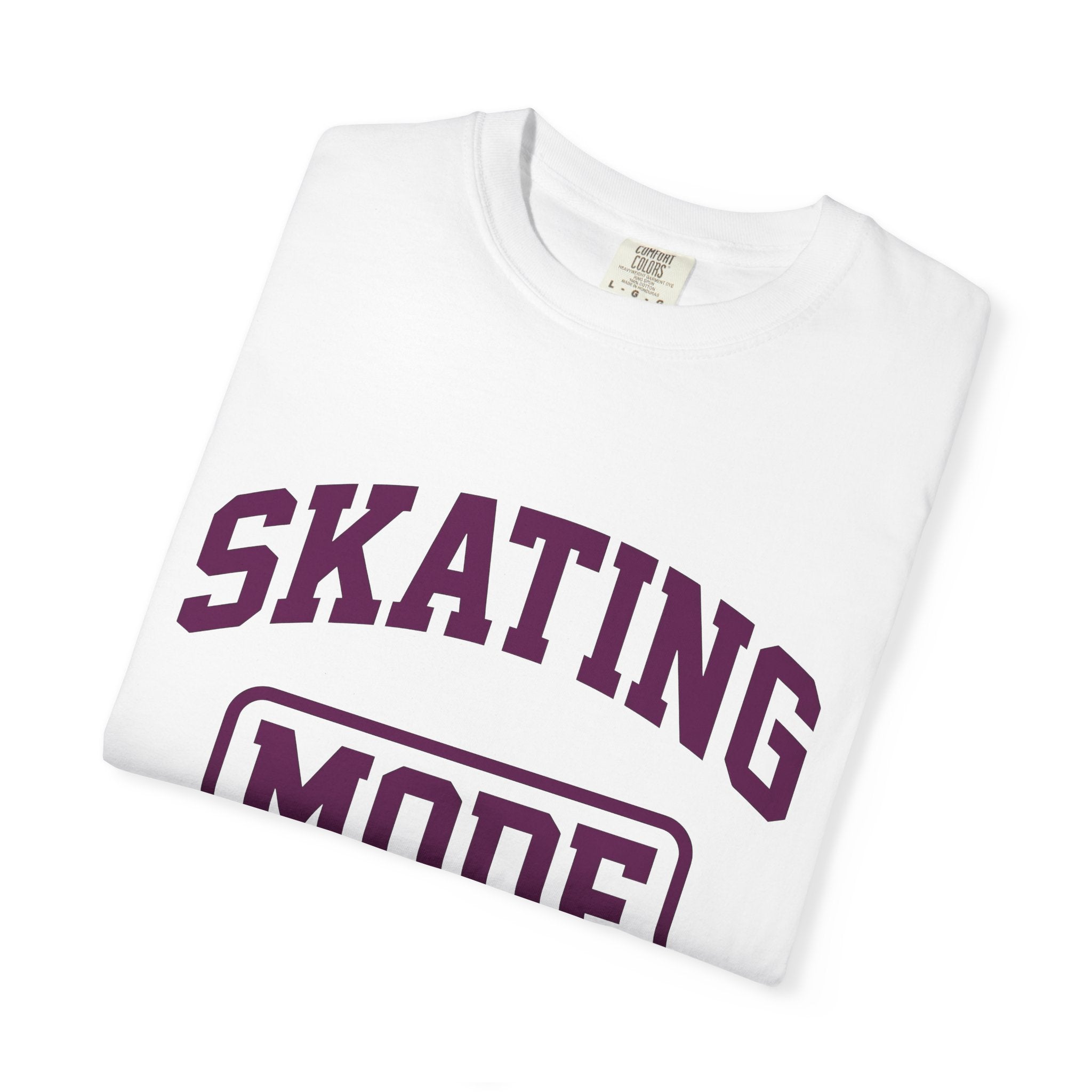 Varsity Text Shirt Skating Fitness Gift Women Bold Tee Lettering T-Shirt Skater Fan Typography Tshirt Workout Graphic Retro Skater Tshirt