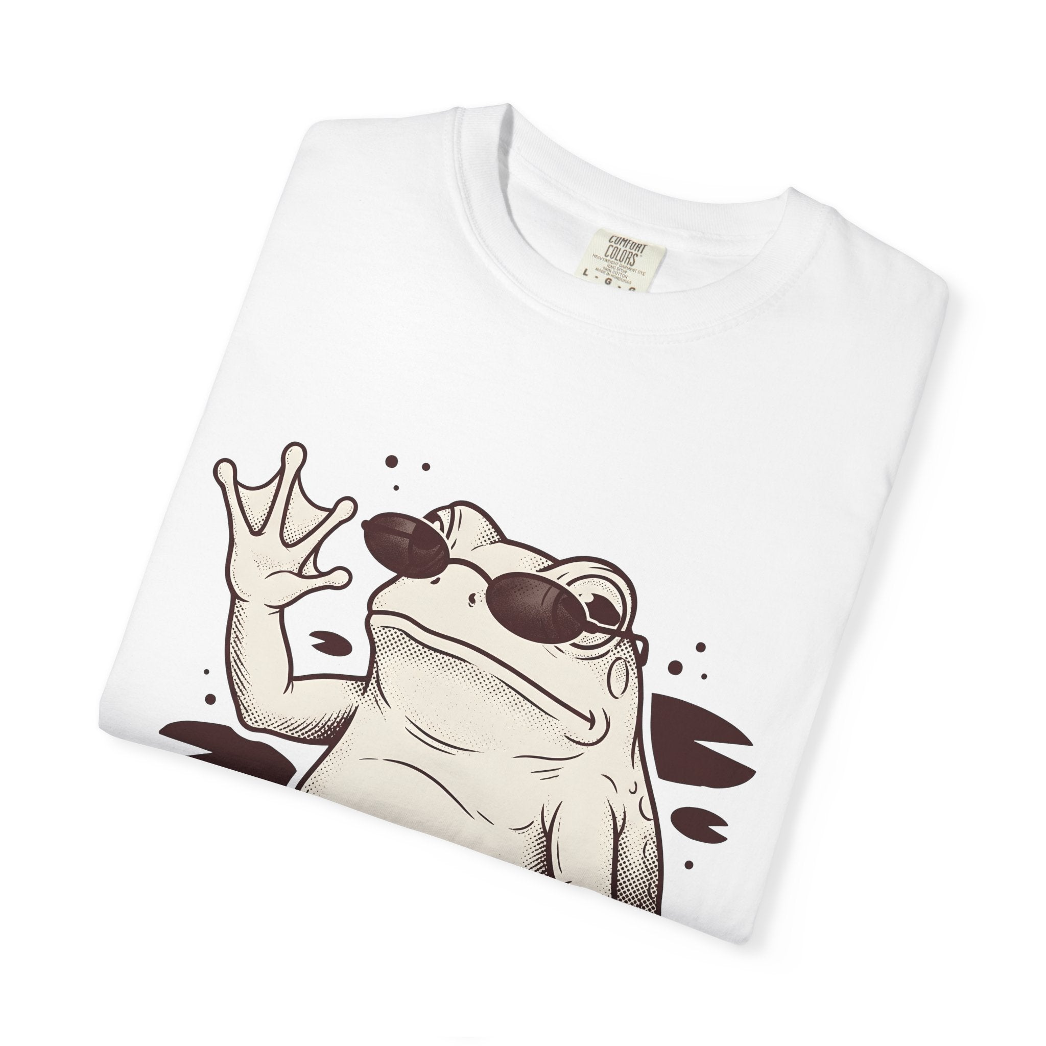 Frog Shades Shirt Cute Pet Gift Women Vintage Tee Toad T-Shirt Adorable Fan Retro Tshirt Animal Graphic Retro Shades Tshirt
