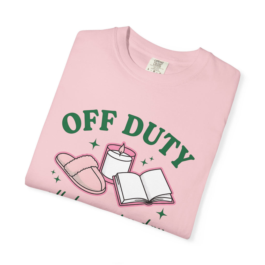 Slipper Candle Book Shirt Moms Wellness Gift Women Comic Tee Slipper Holder T-Shirt Motherhood Fan Cartoon Tshirt Self Care Graphic Vintage