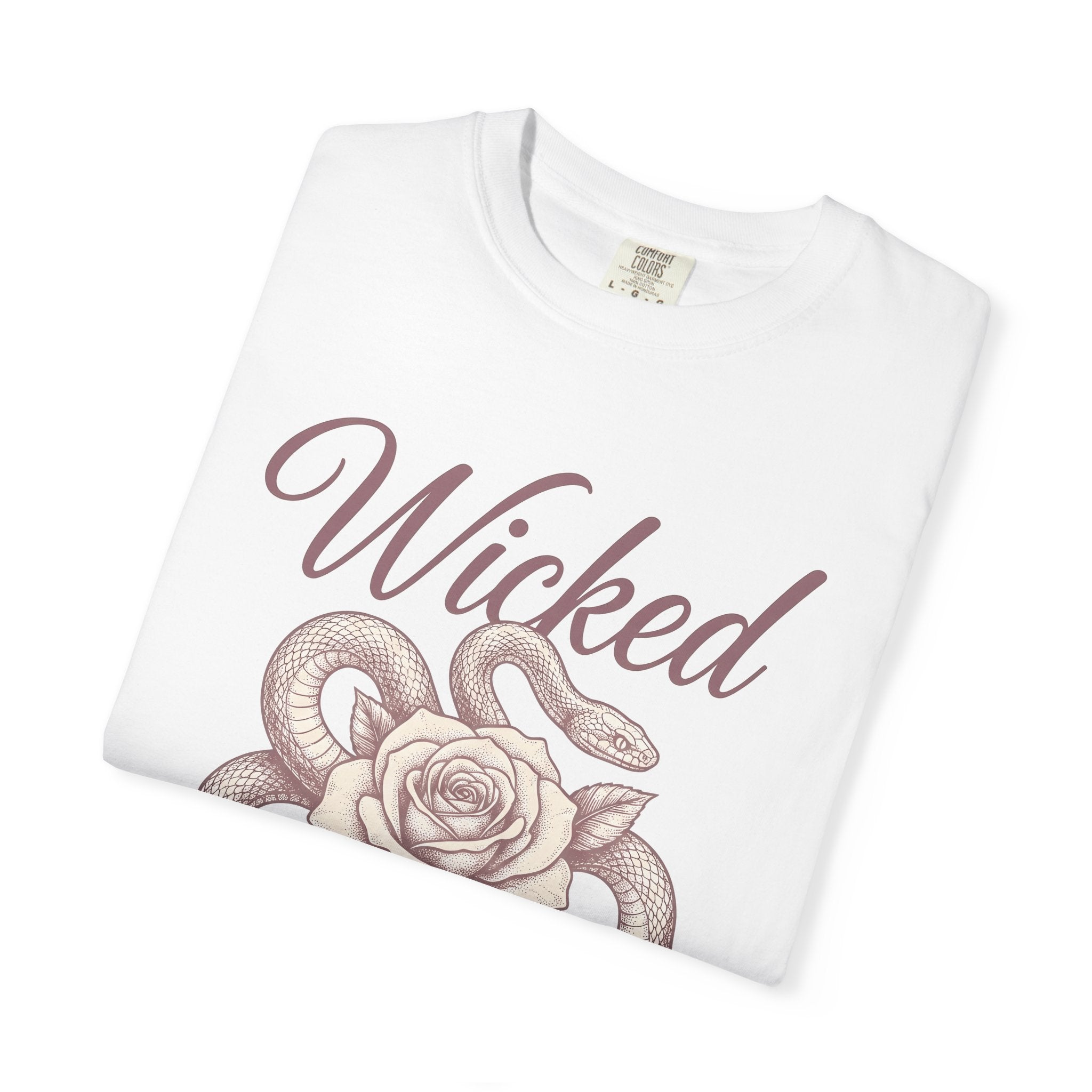 Snake Rose Shirt Gothic Floral Gift Women Tattoo Tee Serpent T-Shirt Dark Fan Ink Tshirt Bouquet Graphic Vintage Flower Tshirt