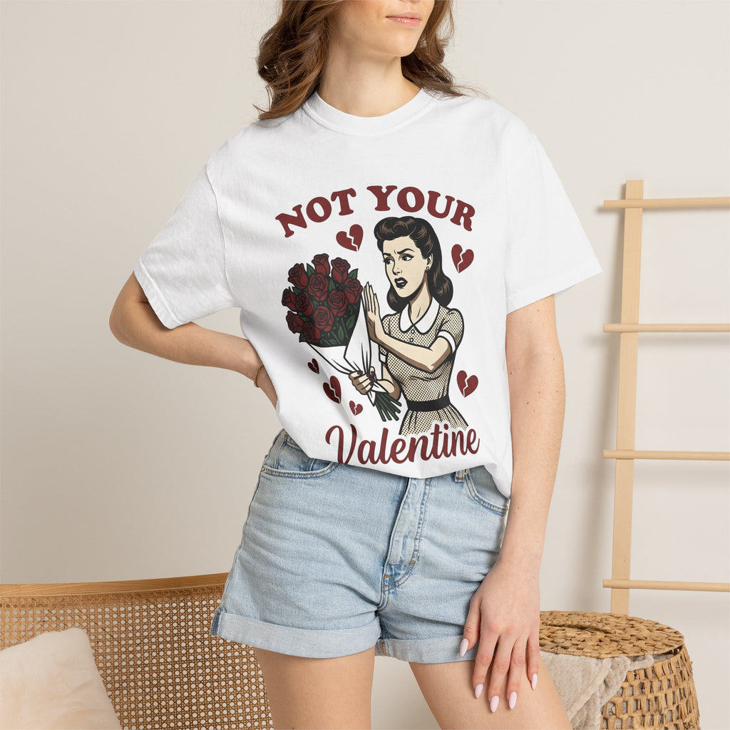 Old Fashioned Girl Roses Shirt St. Valentine's Day Divorce Gift Women Nostalgic Tee Vintage Girl T-Shirt Valentine Fan Retro Tshirt