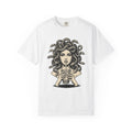 Medusa Boba Tea Shirt Drinks Mythology Gift Women Tattoo Tee Boba T-Shirt Beverage Fan Ink Tshirt Mythological Graphic Vintage Snakes Tshirt