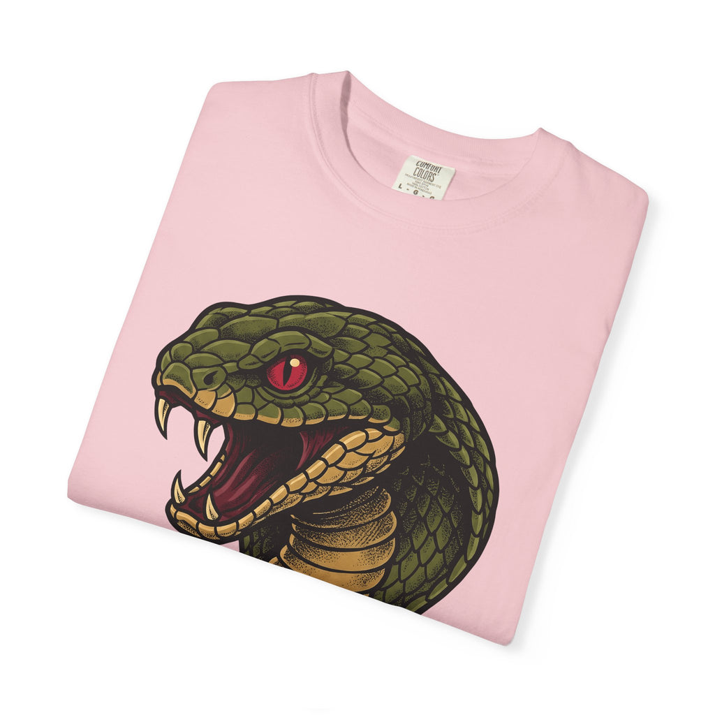 Serpent Face Shirt Animals Macabre Gift Women Outline Tee Snake T-Shirt Wildlife Enthusiast Tattoo Tshirt Dark Graphic Old School Mouth