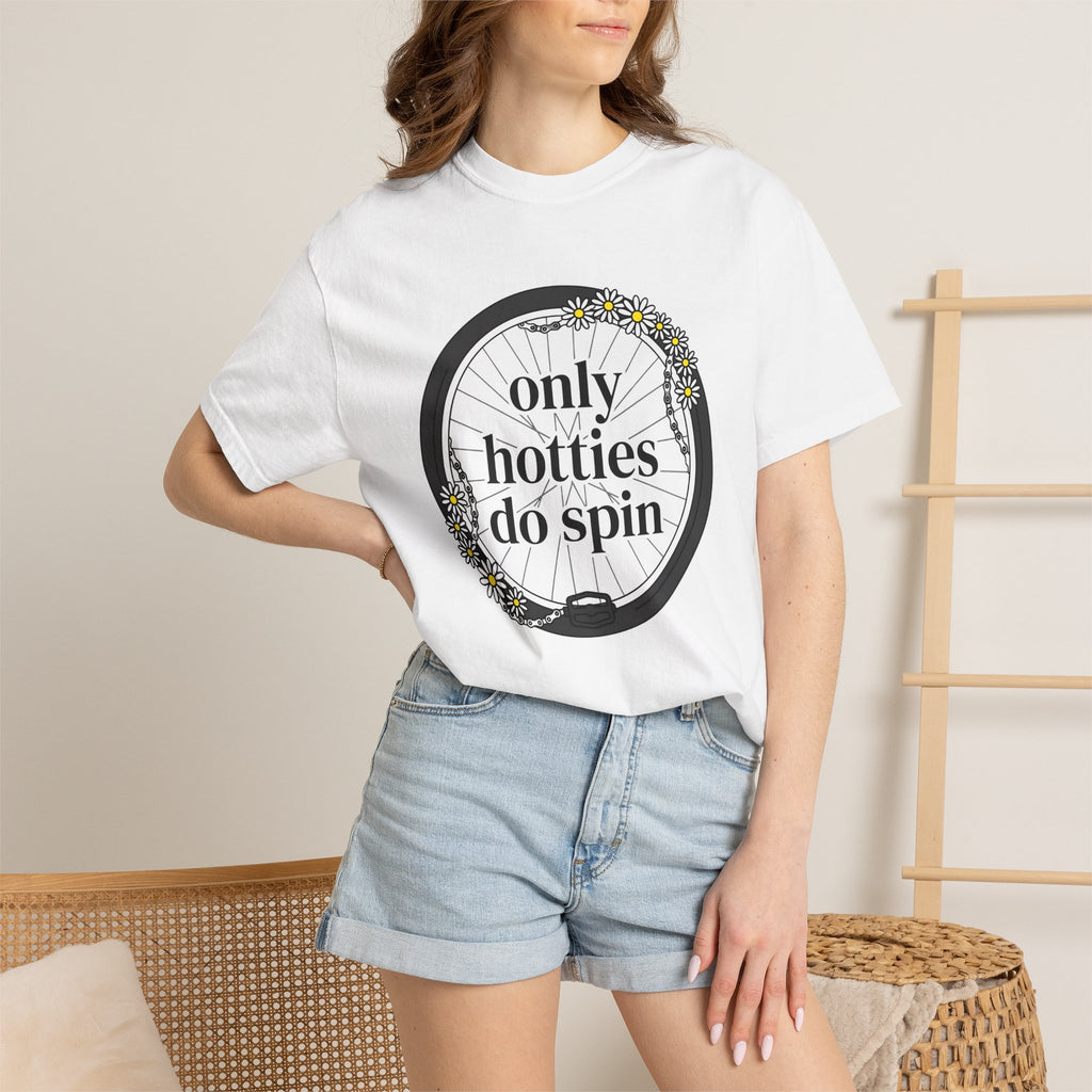 Bicycle Wheel Shirt Sports Cycling Gift Women Bold Tee Wheel T-Shirt Athlete Enthusiast Graphic Tshirt Biking Graphic Design Minimal Daisy