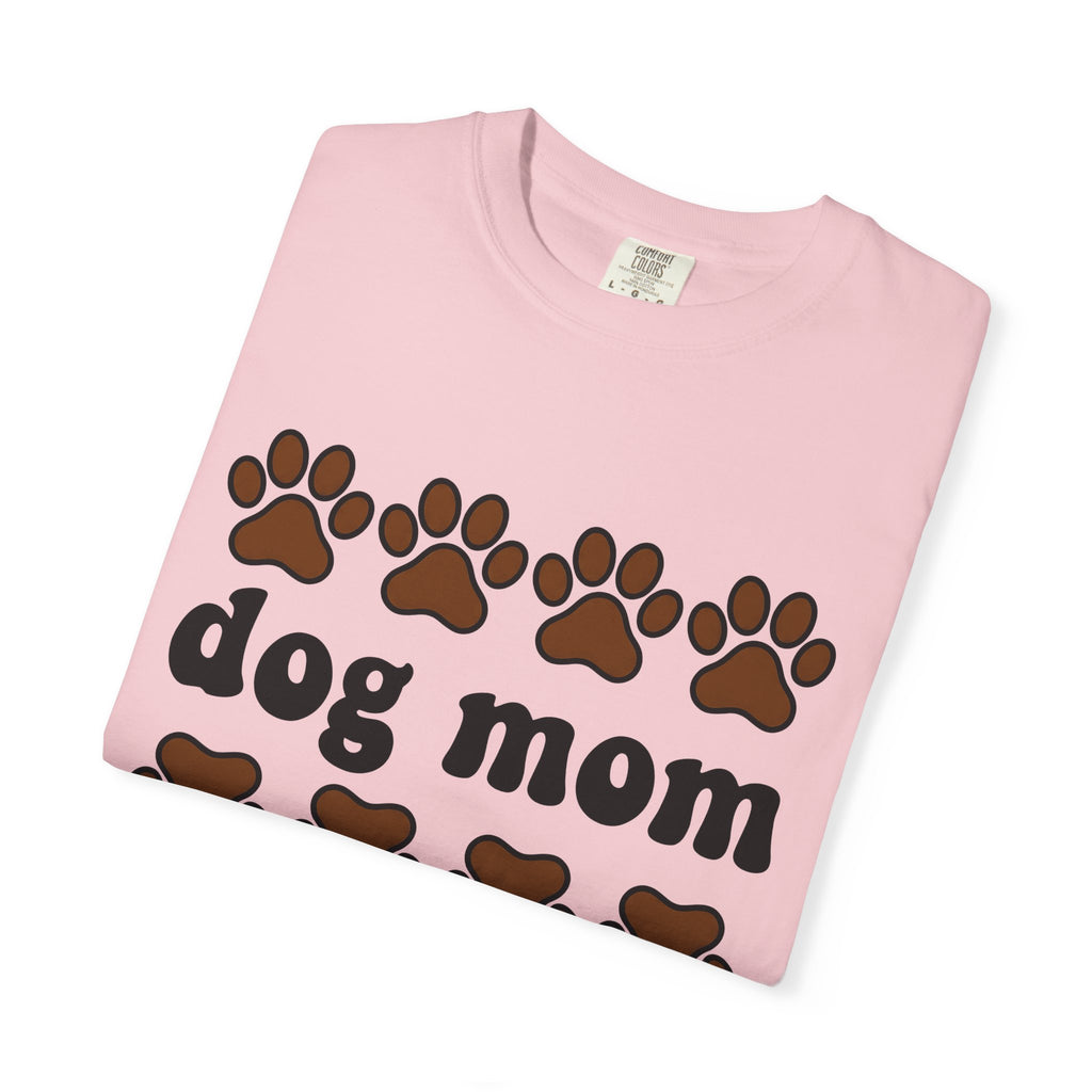 Paw Mark Shirt Dog Mom Dog Mom Wildlife Gift Women Graphic Tee Footprint T-Shirt Dog Lady Fan Illustrated Tshirt Nature Graphic Simple Pet