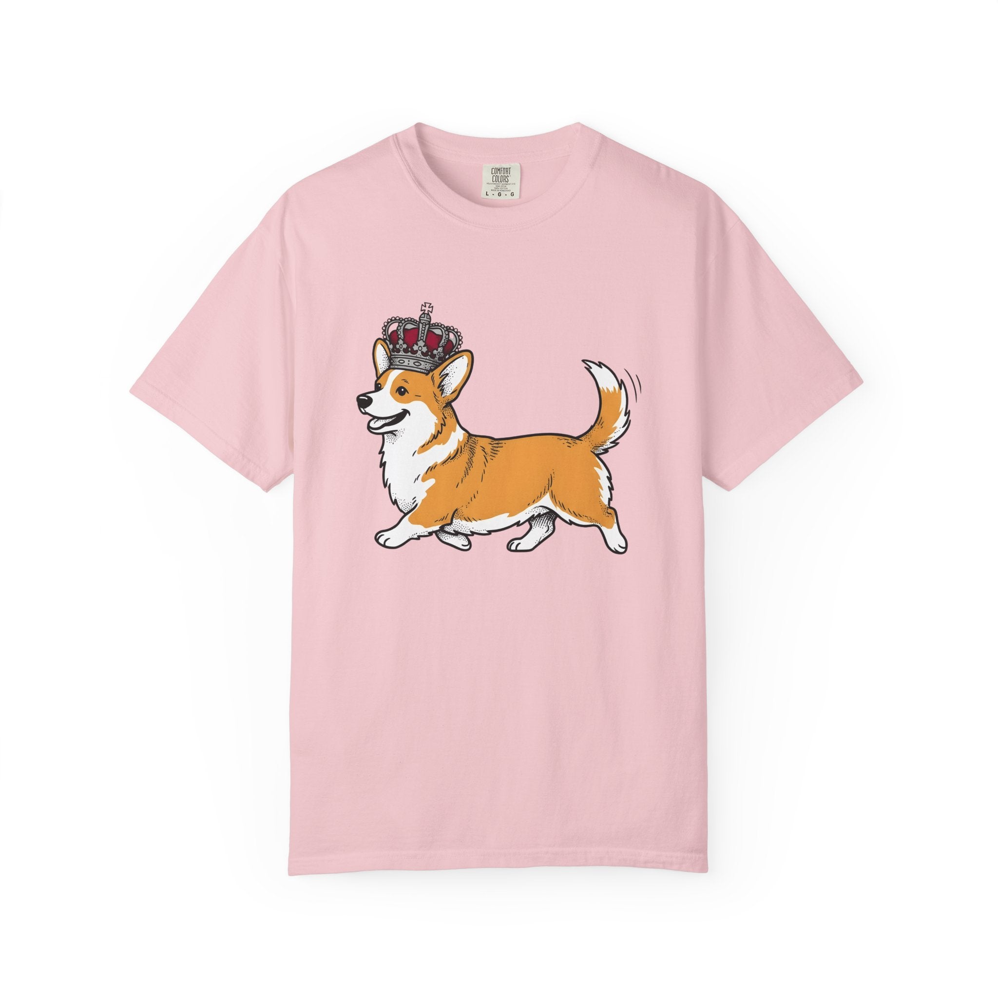 Corgi Canine Shirt Dog Beasts Gift Women Chibi Tee Dog T-Shirt Dog Fan Puppy Tshirt Creature Graphic Hand Drawn Coronet Tshirt