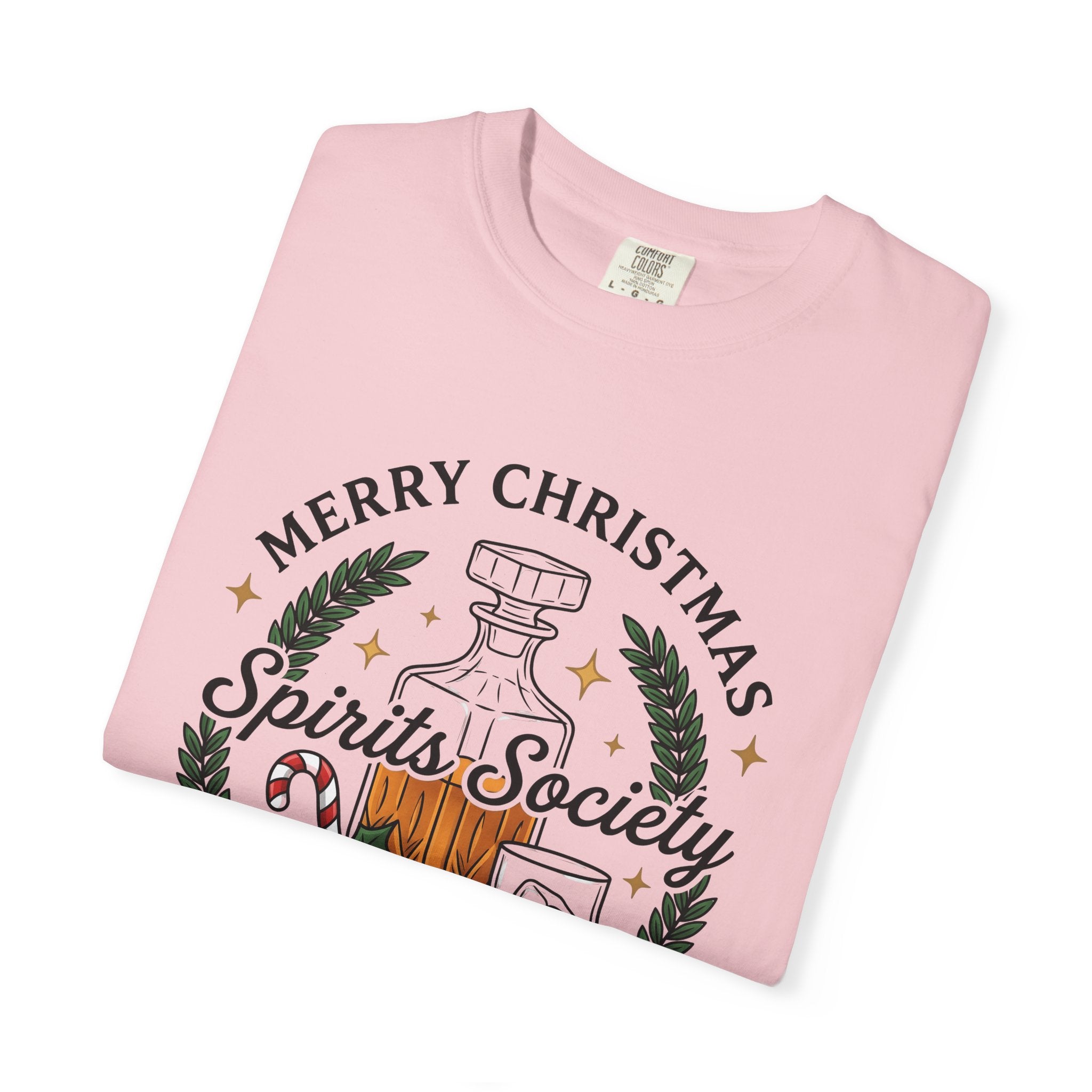 Bourbon Decanter Shirt Christmas Beverage Gift Women Seasonal Tee Decanter T-Shirt Holiday Fan Winter Tshirt Drink Graphic Classic Candy