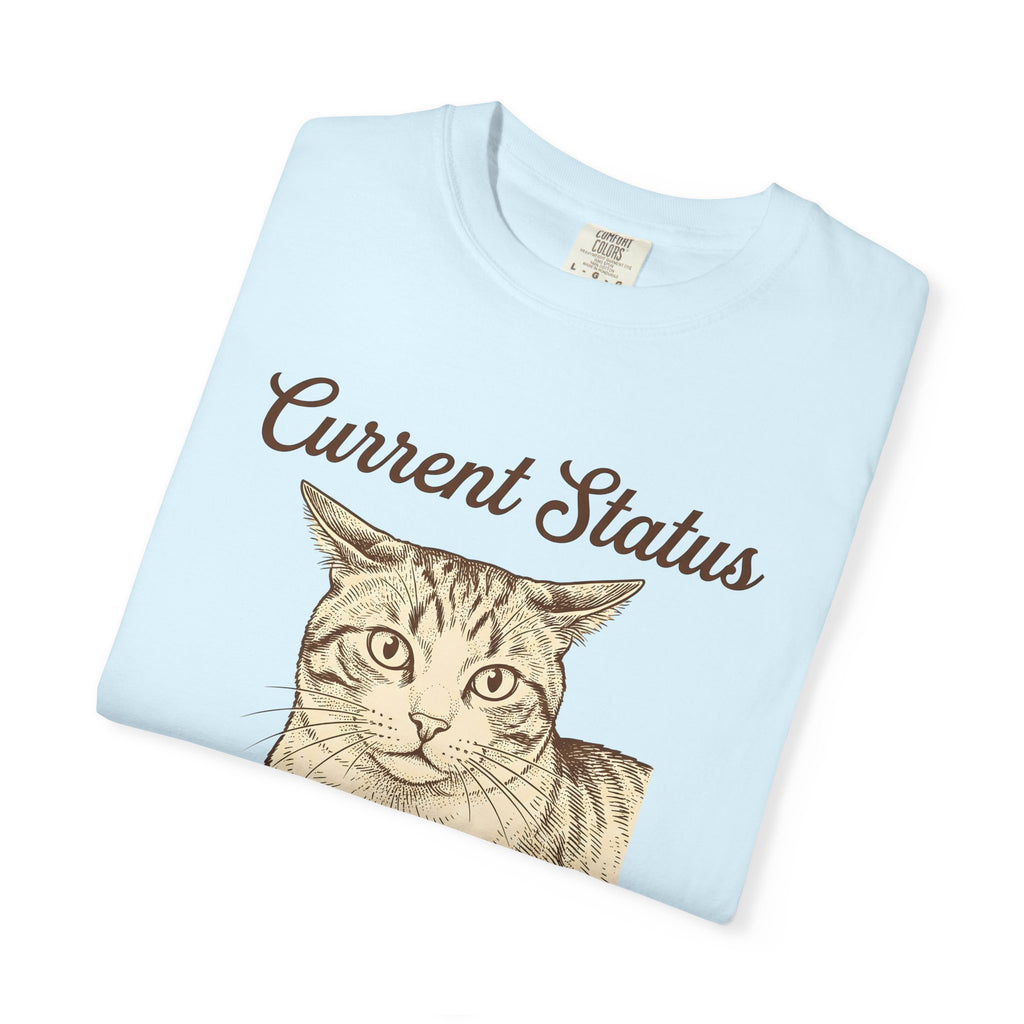Tabby Cat Shirt Cat Animal Gift Women Vintage Tee Kitty T-Shirt Cat Fan Feline Tshirt Retro Illustration Hand Drawn Humor Tshirt