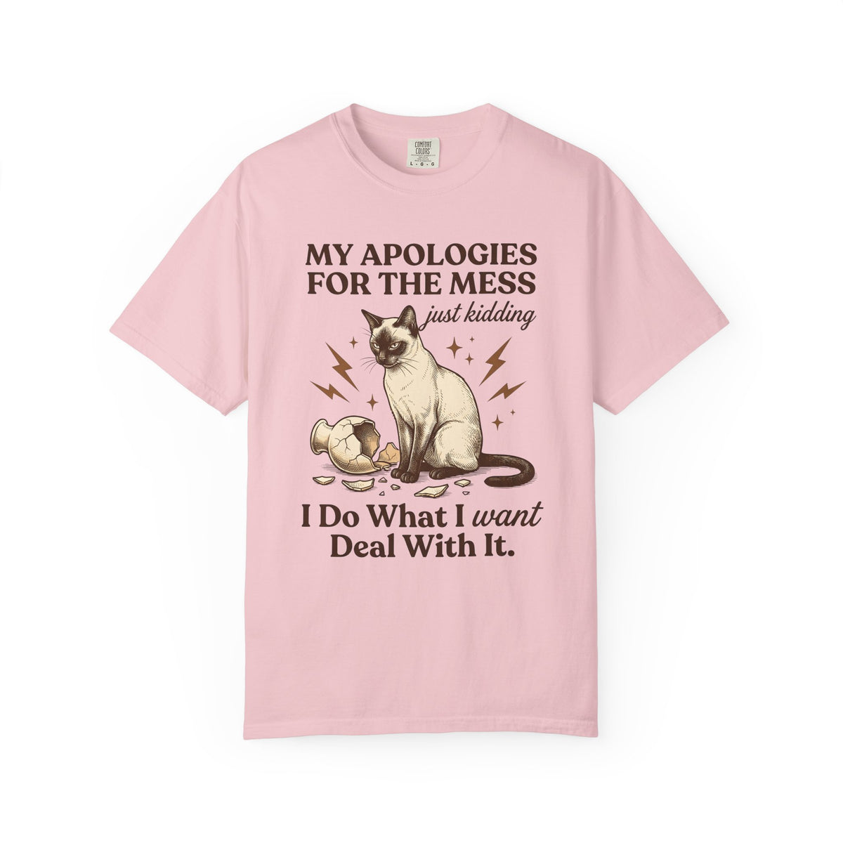 Siamese Pussycat Shirt Cat Wit Unisex Gift Nostalgic Tee Cat T-Shirt Feline Fan