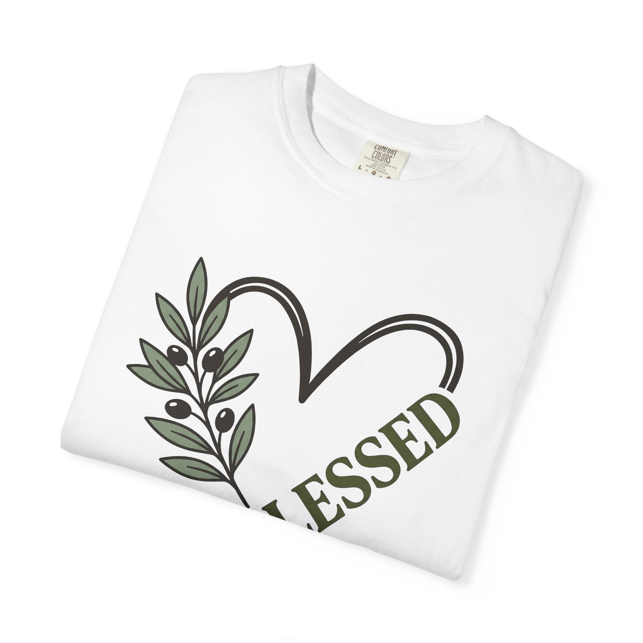Heart Branch Shirt Moms Faith Gift Women Farmhouse Tee Heart T-Shirt Motherhood Enthusiast Rustic Tshirt Christian Graphic Minimal Olive