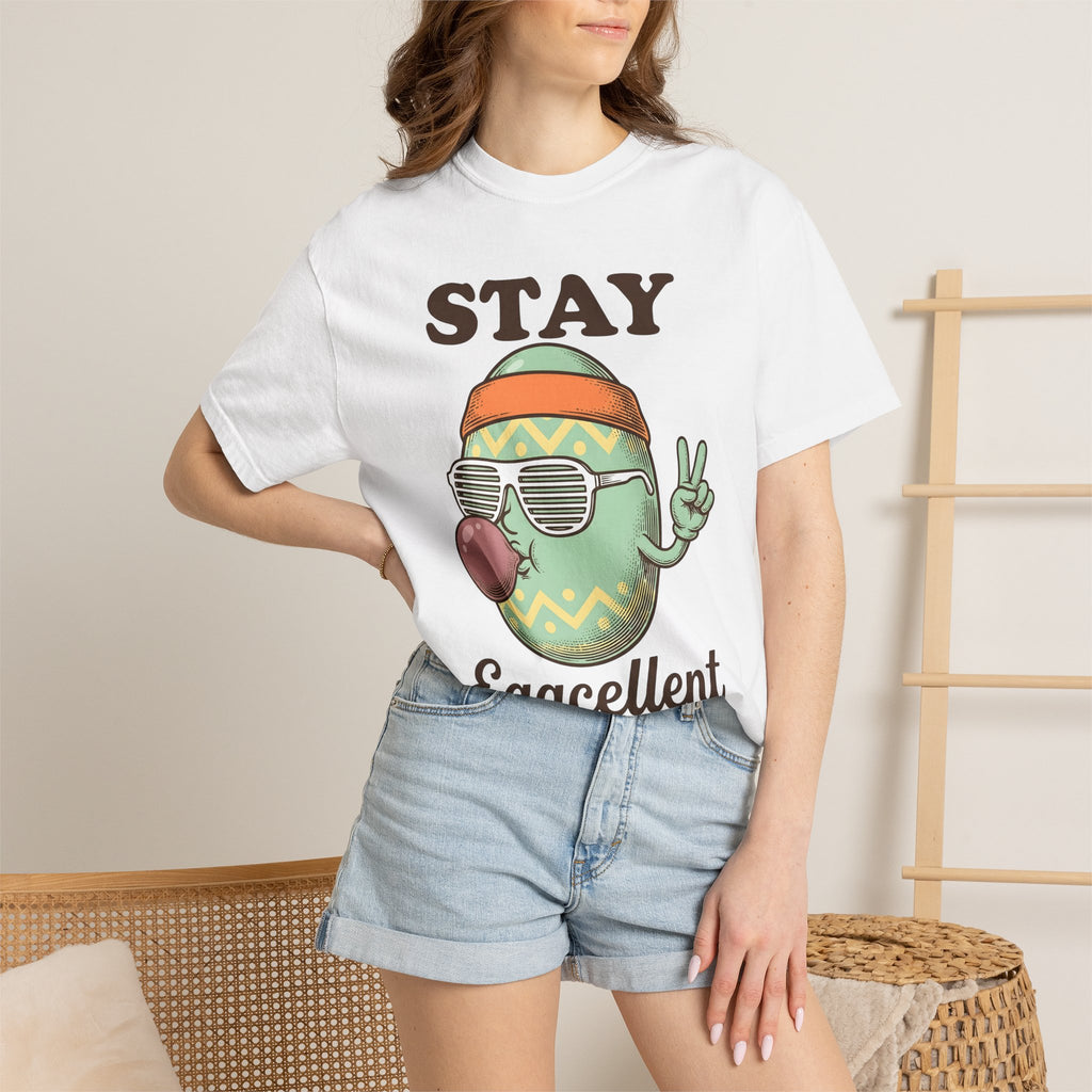 Hip Egg Shirt Easter Parody Gift Women Doodle Tee Egg T-Shirt Easter Fan Hand Drawn Tshirt Spoof Graphic Classic Cool Glasses Tshirt