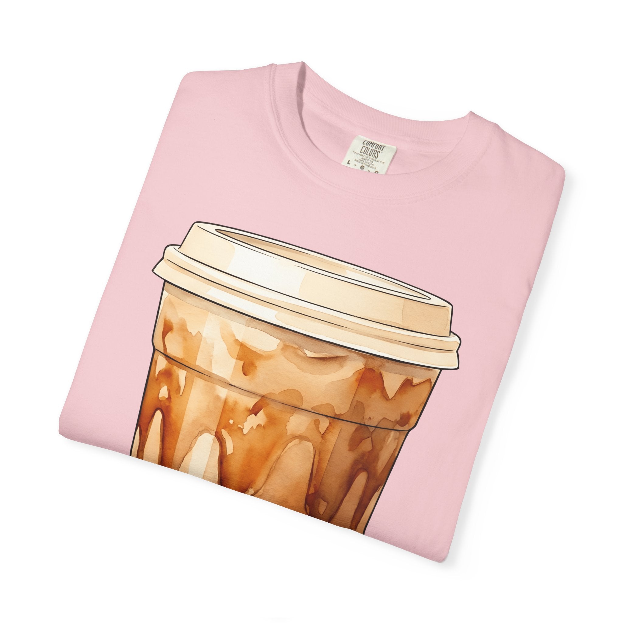 Bubble Tea Shirt Drinks Foodie Gift Women Watercolor Tee Boba T-Shirt Beverage Fan Tea Graphic Minimal Boba Pearls Tshirt