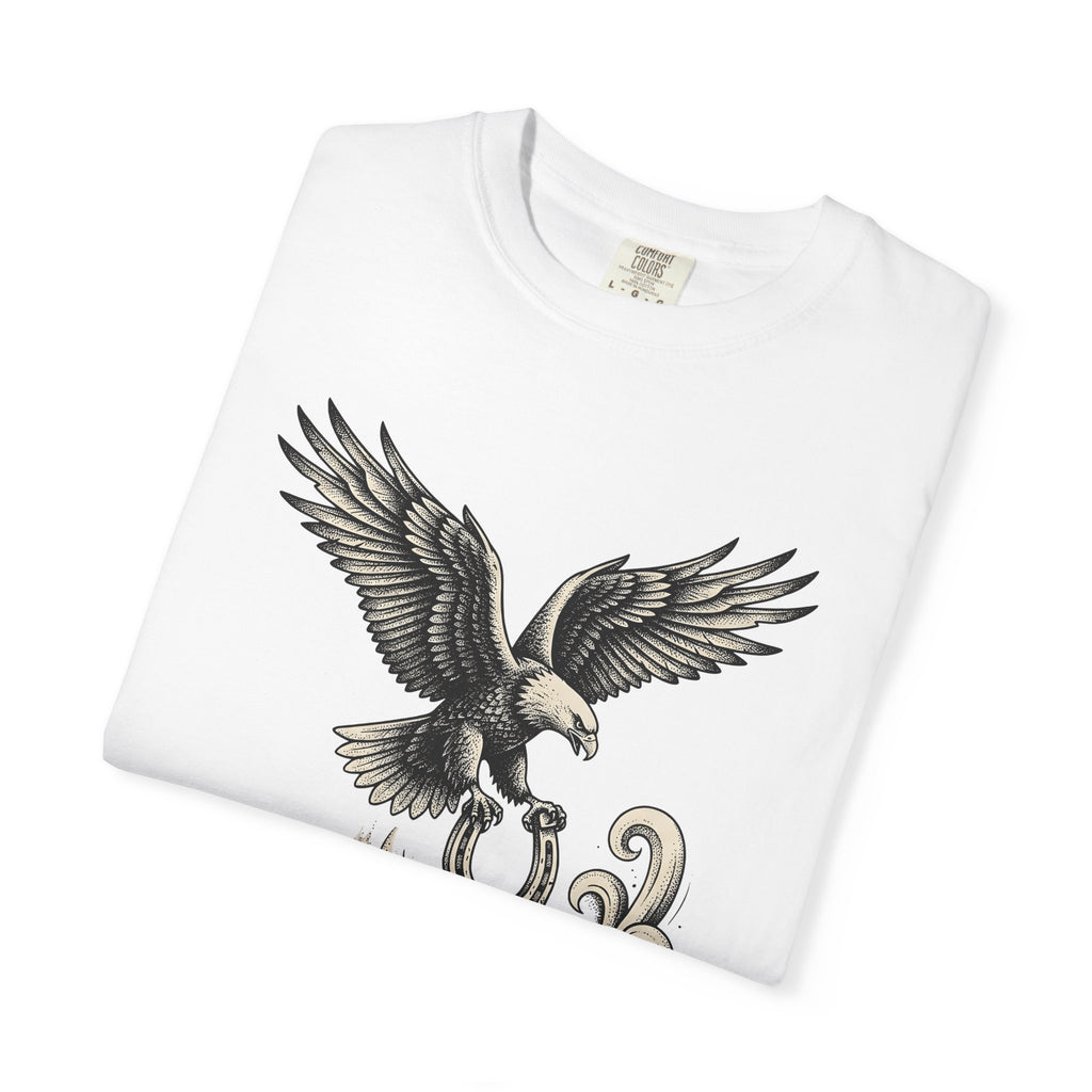 Eagle Horseshoe Shirt Cowgirl Western Gift Women Tattoo Tee Horseshoe T-Shirt Rodeo Fan Ink Tshirt Western Graphic Vintage Western Swirl