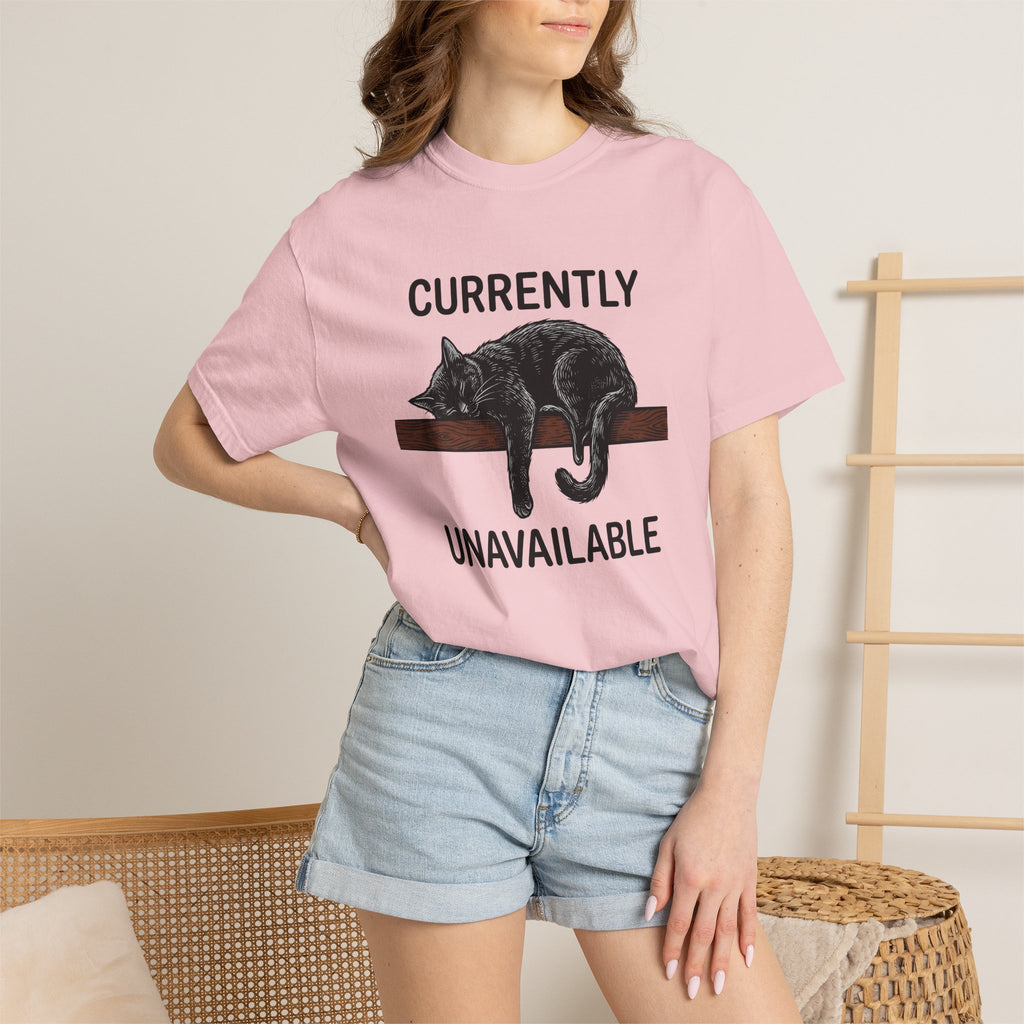 Sleeping Cat Shirt Cat Humor Gift Women Hand Drawn Tee Kitten T-Shirt Cat Fan Feline Tshirt Funny Graphic Vintage Wood Plank Tshirt