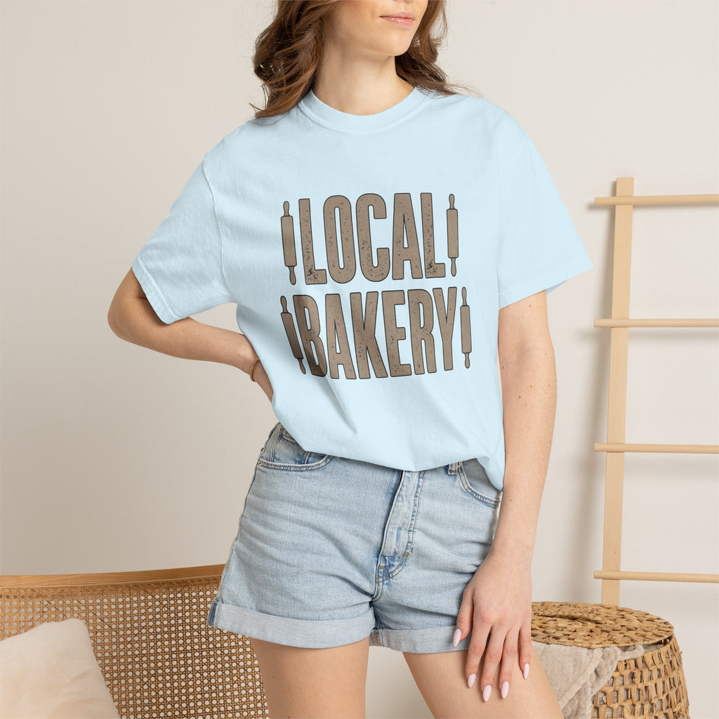 Rolling Pin Shirt Bakery Cuisine Gift Women Farmhouse Tee Baker T-Shirt Pastry Chef Foodie Rustic Tshirt Vintage Design Retro Pastry Tshirt