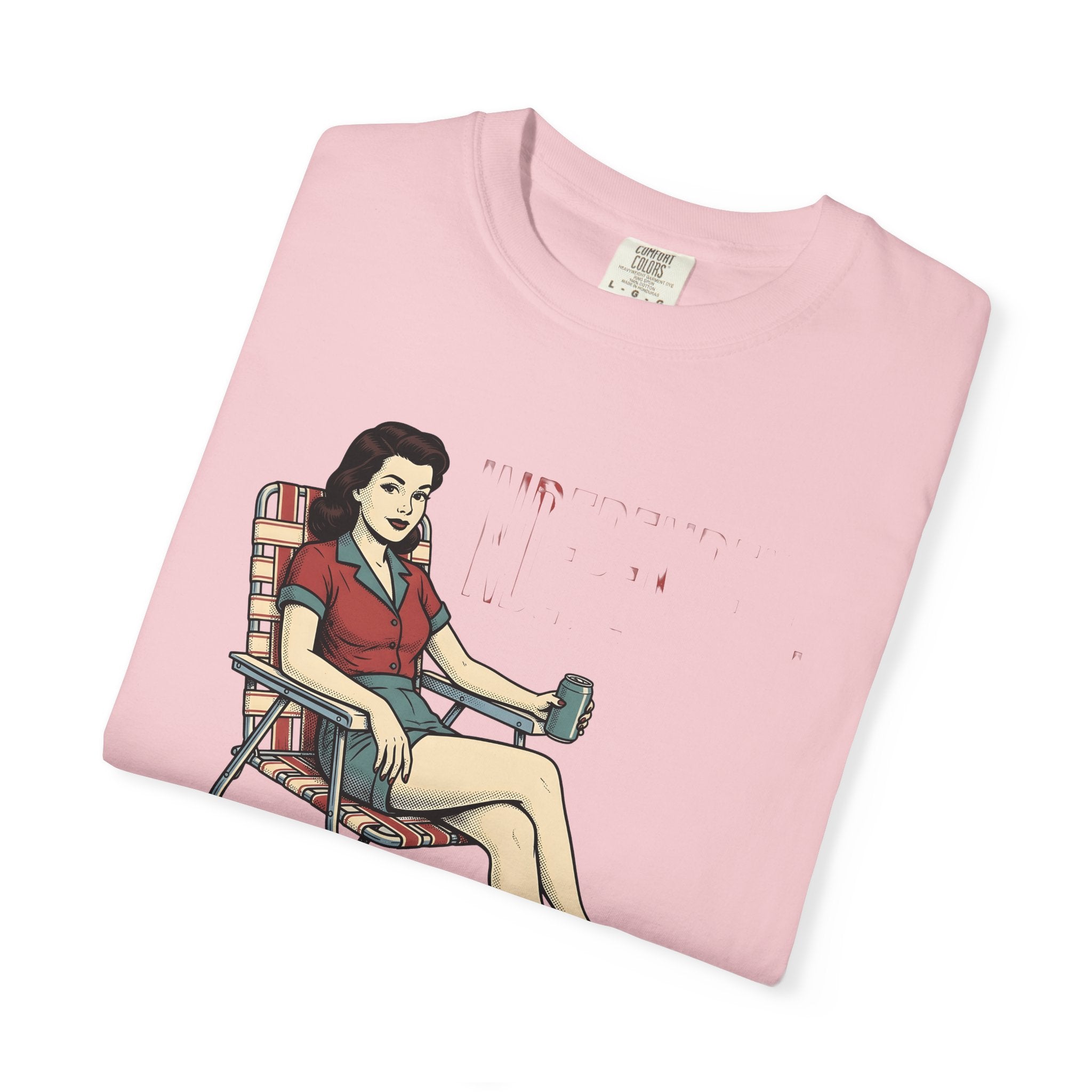 Pinup Woman Shirt 4th Of July Freedom Gift Women Throwback Tee Pinup Girl T-Shirt Independence Fan Retro Tshirt Liberty Graphic Illustrative