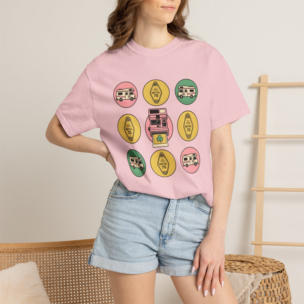 Old Camera Shirt St Patrick's Day Vacation Gift Women Hand Drawn Tee Camera T-Shirt Luck Fan Vintage Tshirt Travel Graphic Line Art Lucky
