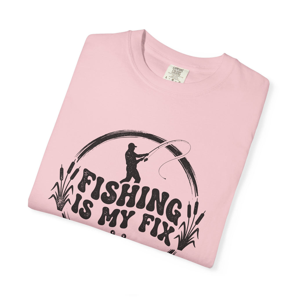 Fisherman Silhouette Shirt Fishing Outdoors Gift Women Vintage Tee Angler T-Shirt Fisher Fan Fisherman Tshirt Wilderness Graphic Retro