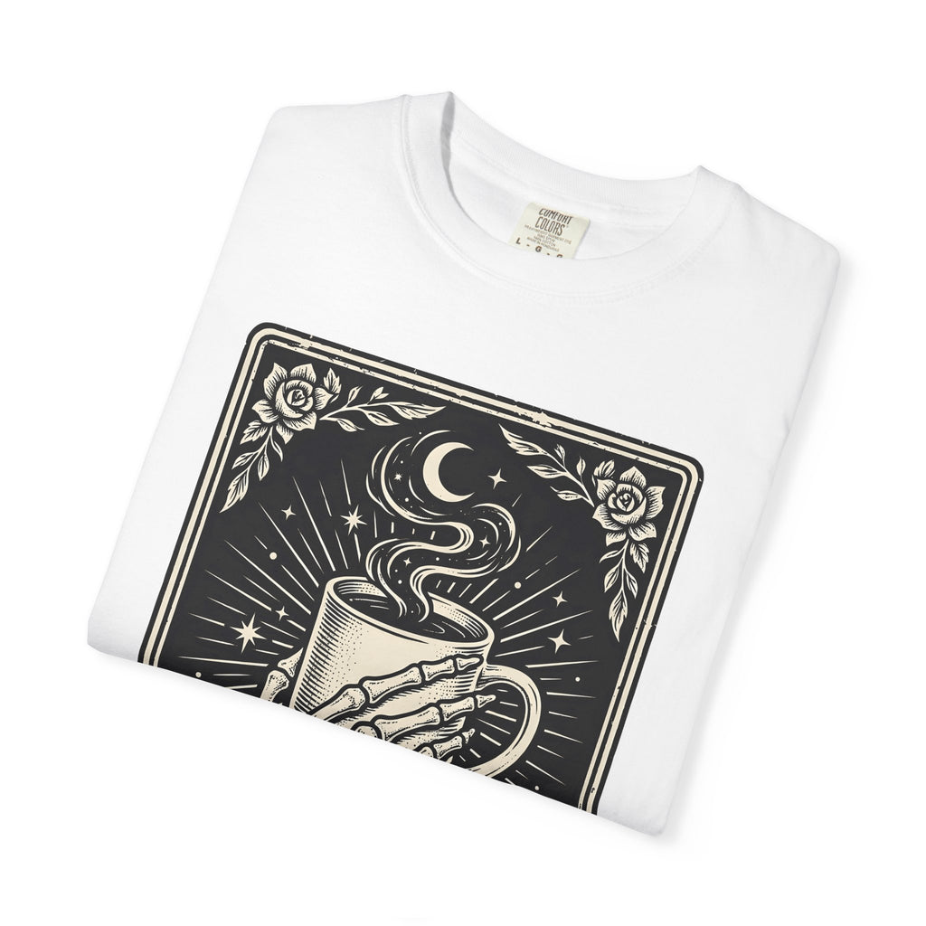 Bone Hand Coffee Cup Shirt Boho Chic Java Gift Women Mysterious Tee Coffee Mug T-Shirt Bohemian Fan Coffee Cup Tshirt Caffee Graphic Classic