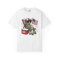 Turtle Sunglasses Shirt 4th Of July Summer Gift Women Cartoon Tee Turtle T-Shirt Independence Day Fan Toon Tshirt Vacation Graphic Retro