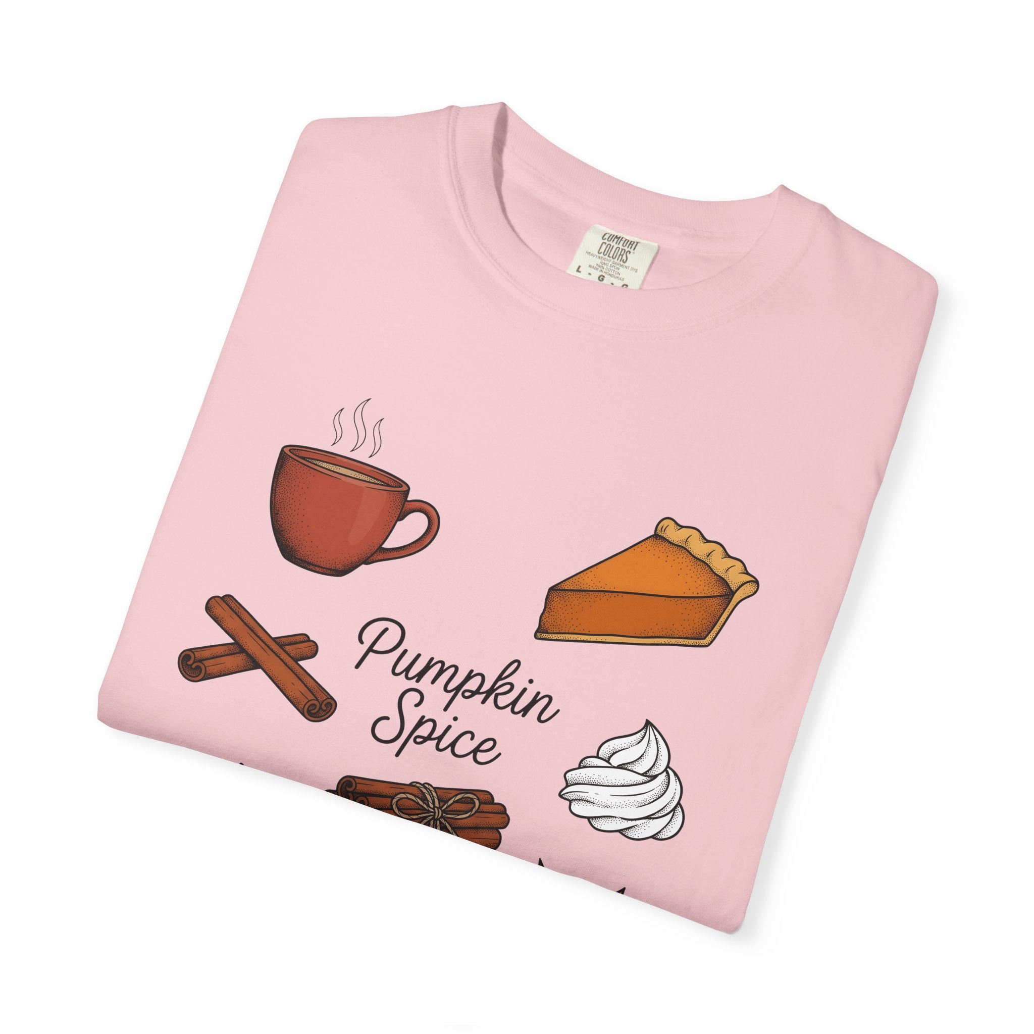 Pumpkin Spice Coffee Shirt Fall Gourmet Gift Women Rustic Tee Pumpkin Spice T-Shirt Autumn Fan Country Tshirt Gourmet Graphic Doodle