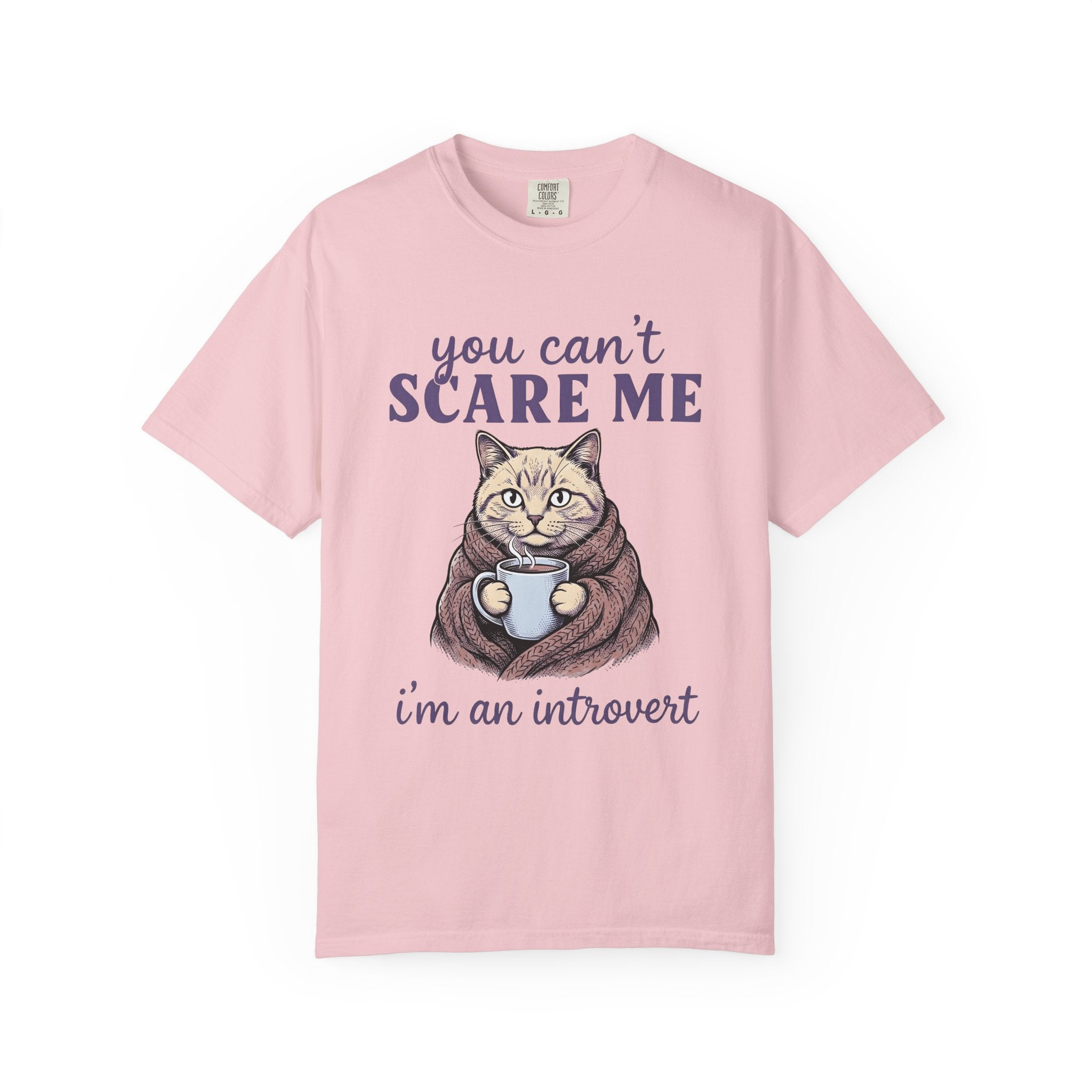 Cat Coffee Mug Shirt Cat Introvert Gift Women Cozy Tee Coffee Cup T-Shirt Feline Fan Cat Mug Tshirt Recluse Graphic Hand Drawn Blanket