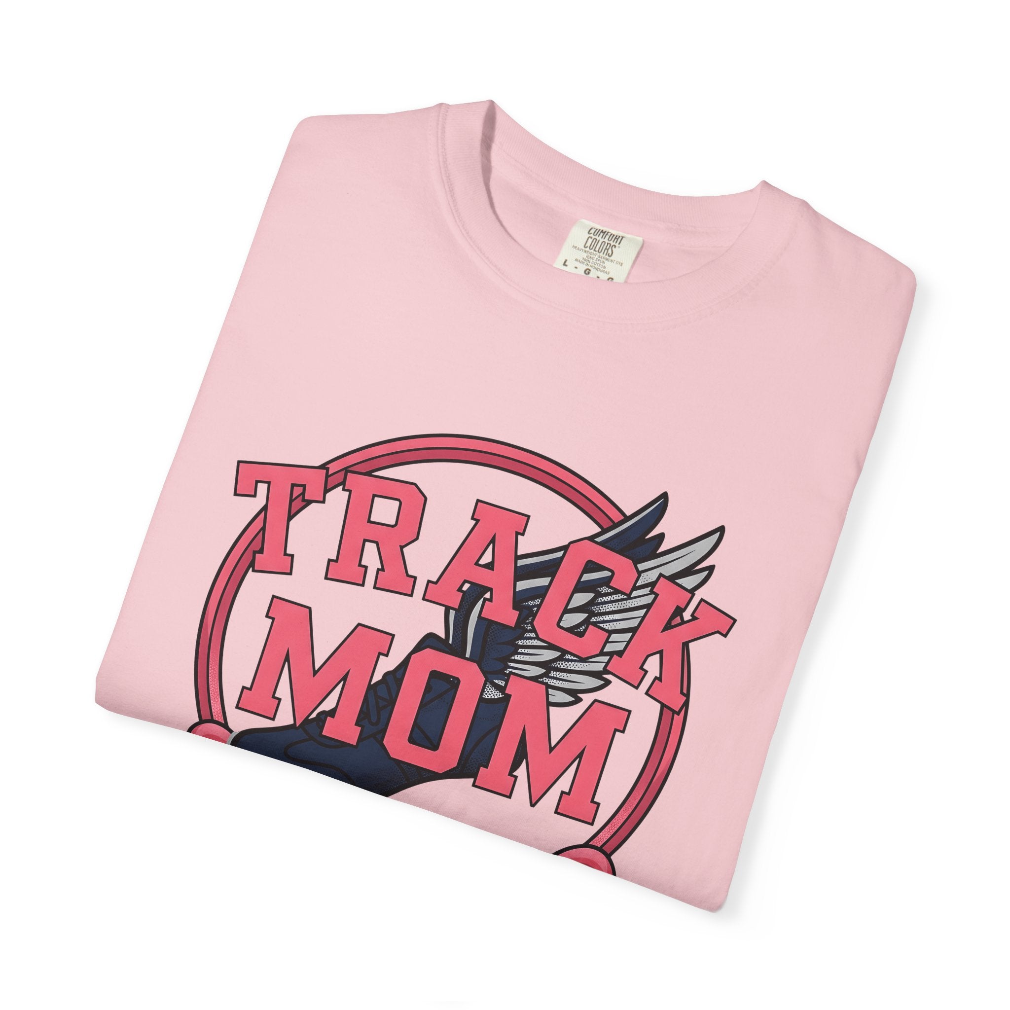 Race Shoes Wings Shirt Track Mom Fitness Gift Women Cartoon Tee Racing Cleats T-Shirt Runner Enthusiast Comic Tshirt Fitness Graphic Old