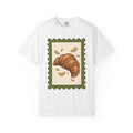 Croissant Shirt Desserts Pastries Gift Women Cartoon Tee Croissant Drawing T-Shirt Sweets Fan Comic Tshirt Bakery Graphic Vintage Bread