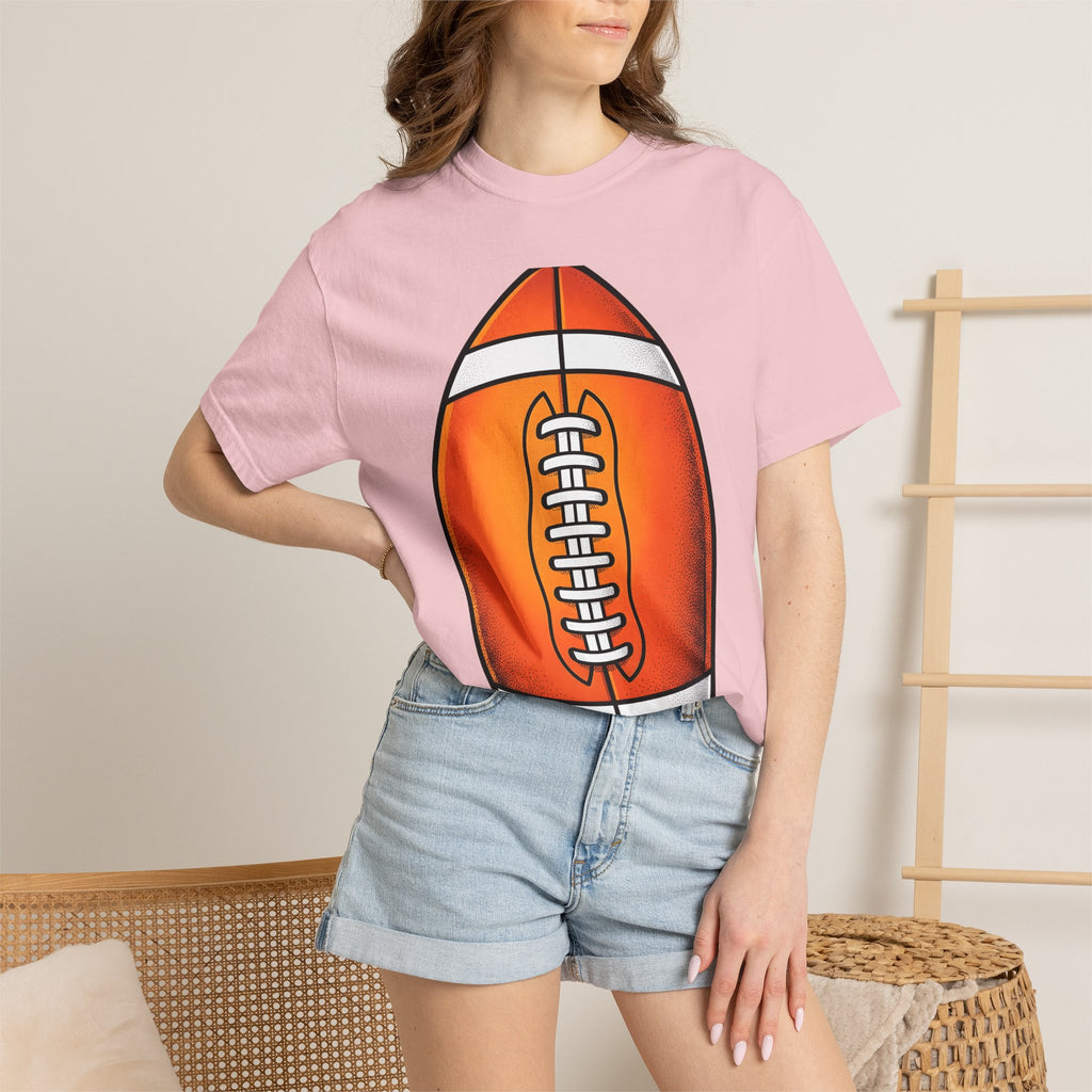 Football Ball Shirt Sports Athletics Gift Women Minimalist Graphic Tee Soccer Ball T-Shirt Athlete Fan Graphic Tshirt Athletic Graphic