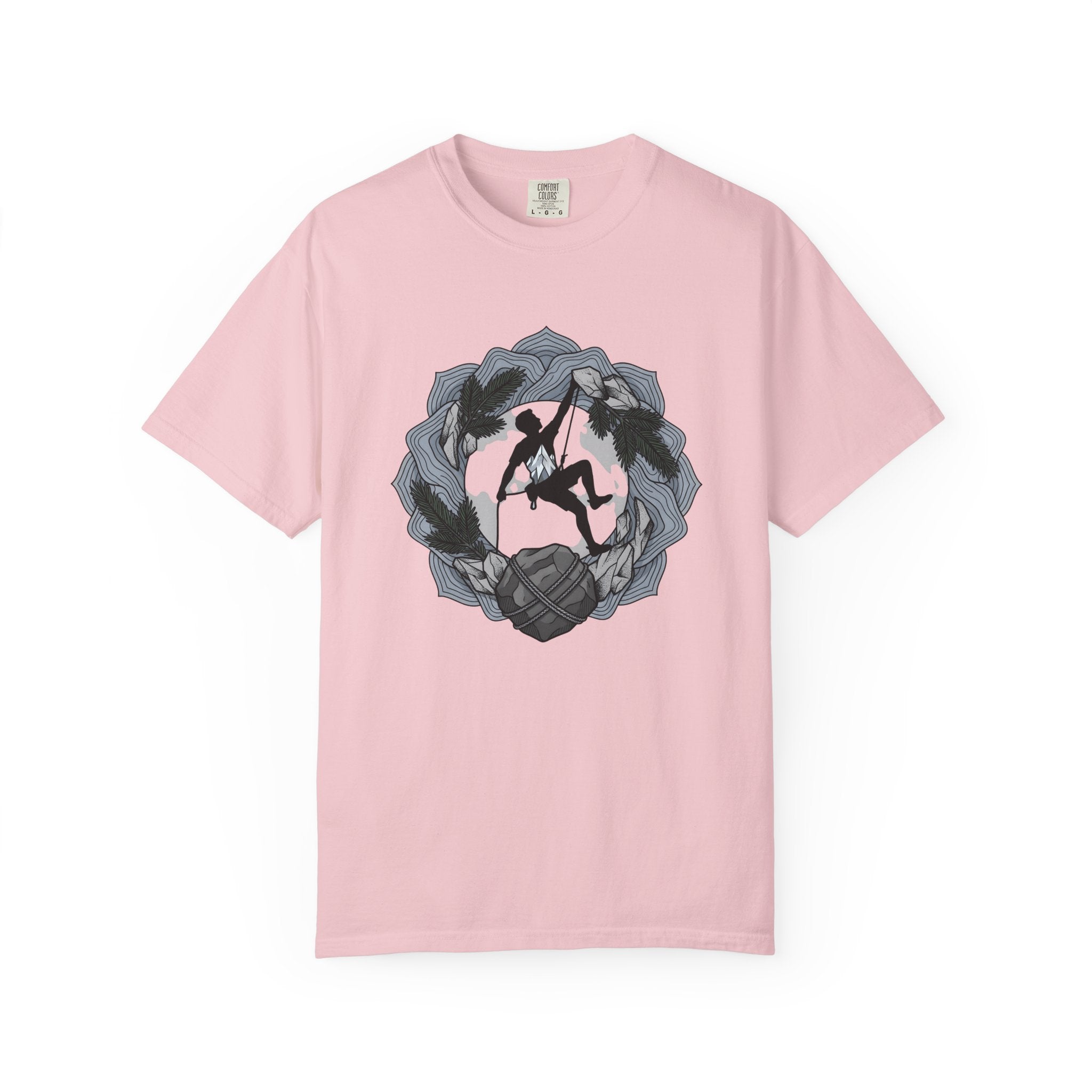 Climbing Sport Shirt Sports & Activities Travel Gift Women Cartoon Tee Rock Climbing T-Shirt Athlete Fan Cartoon Tshirt Adventure Graphic