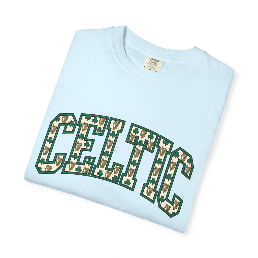 Lucky Beer Glass Shirt St Patrick's Day Celtic Gift Women Modern Tee Beer Mug T-Shirt Irish Fan Pint Glass Tshirt Celtic Heritage Graphic