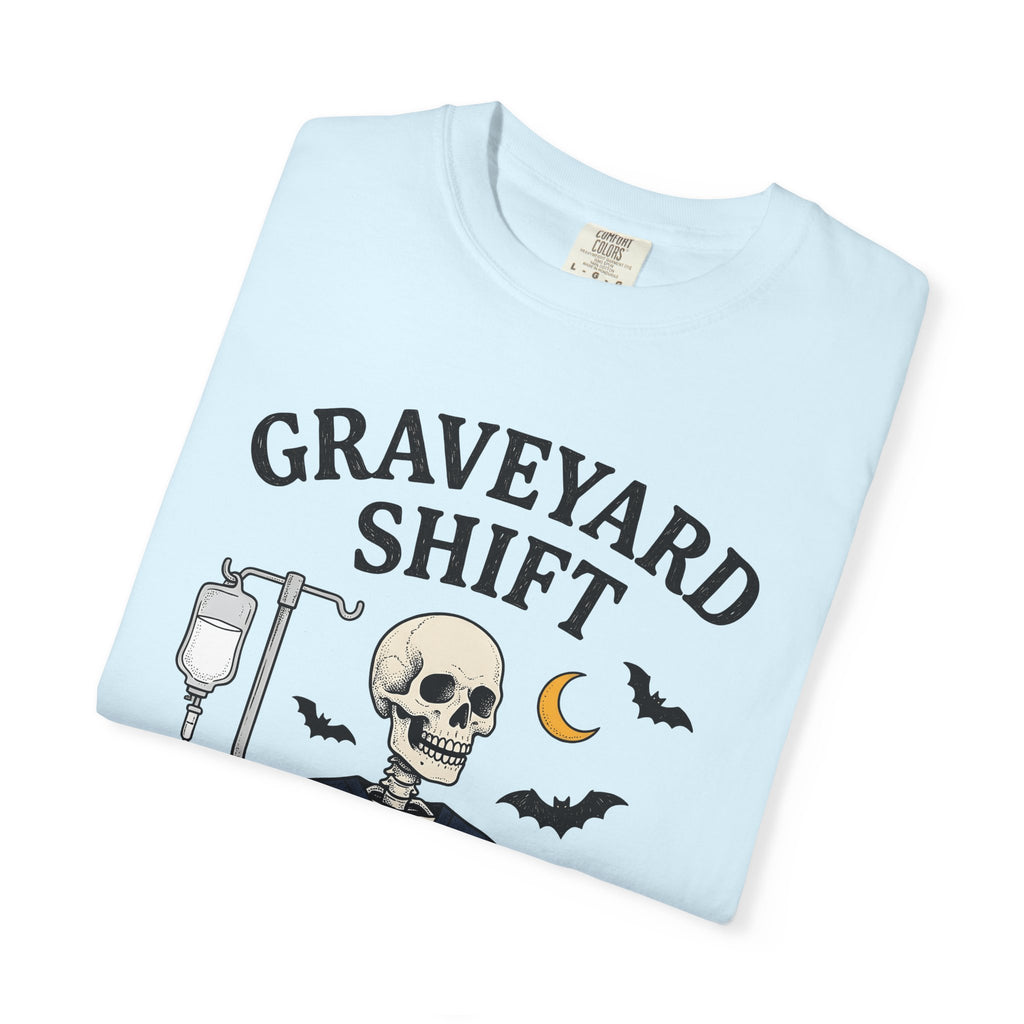 Skeleton Nurse Shirt Nurses Halloween Gift Women Cartoon Tee Bone T-Shirt Nursing Enthusiast Comic Tshirt Spooky Graphic Retro Coffee Mug