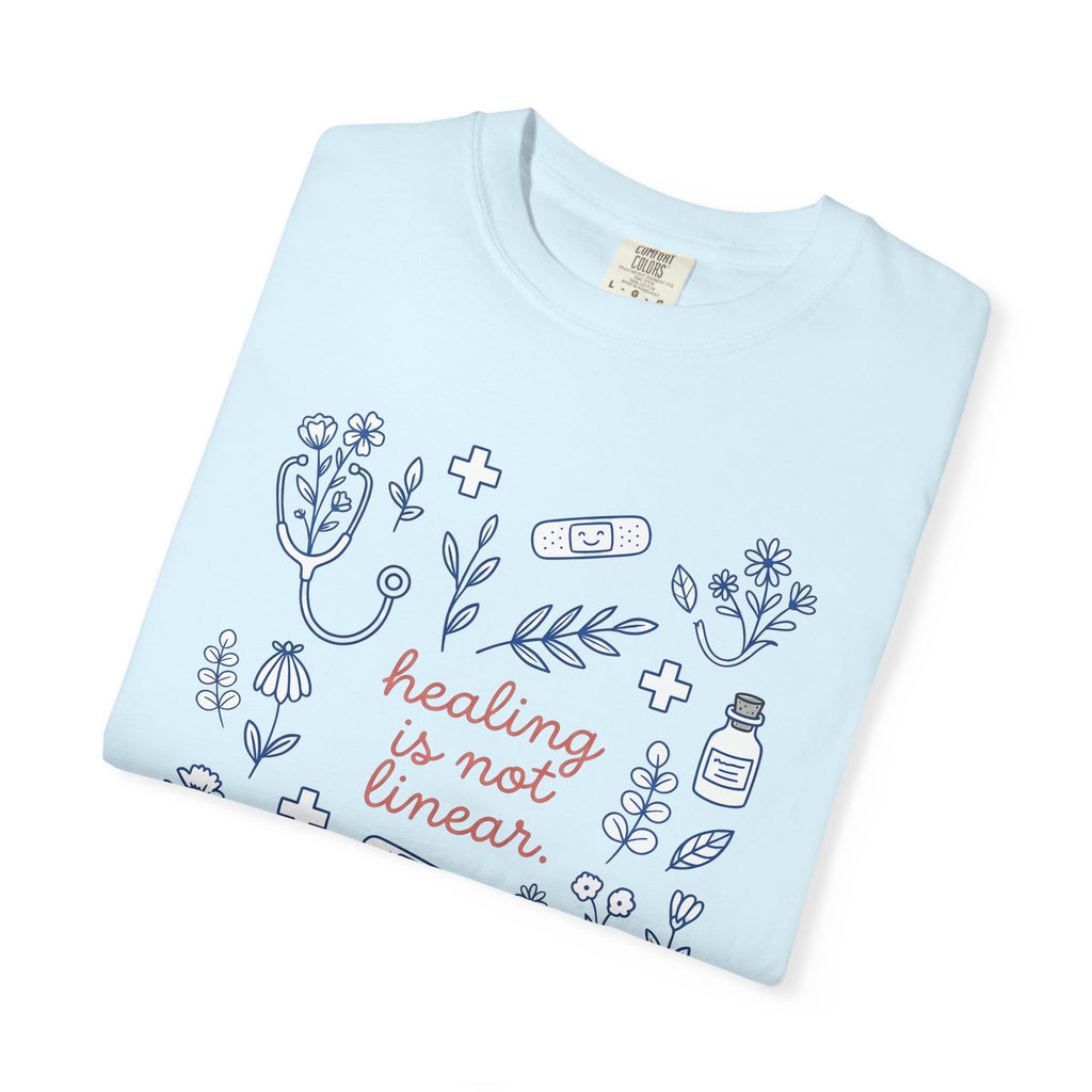 Stethoscope Flowers Shirt Nurses Fitness Gift Women Line Art Tee Stethoscope T-Shirt Nurse Enthusiast Linework Tshirt Fitness Graphic Modern