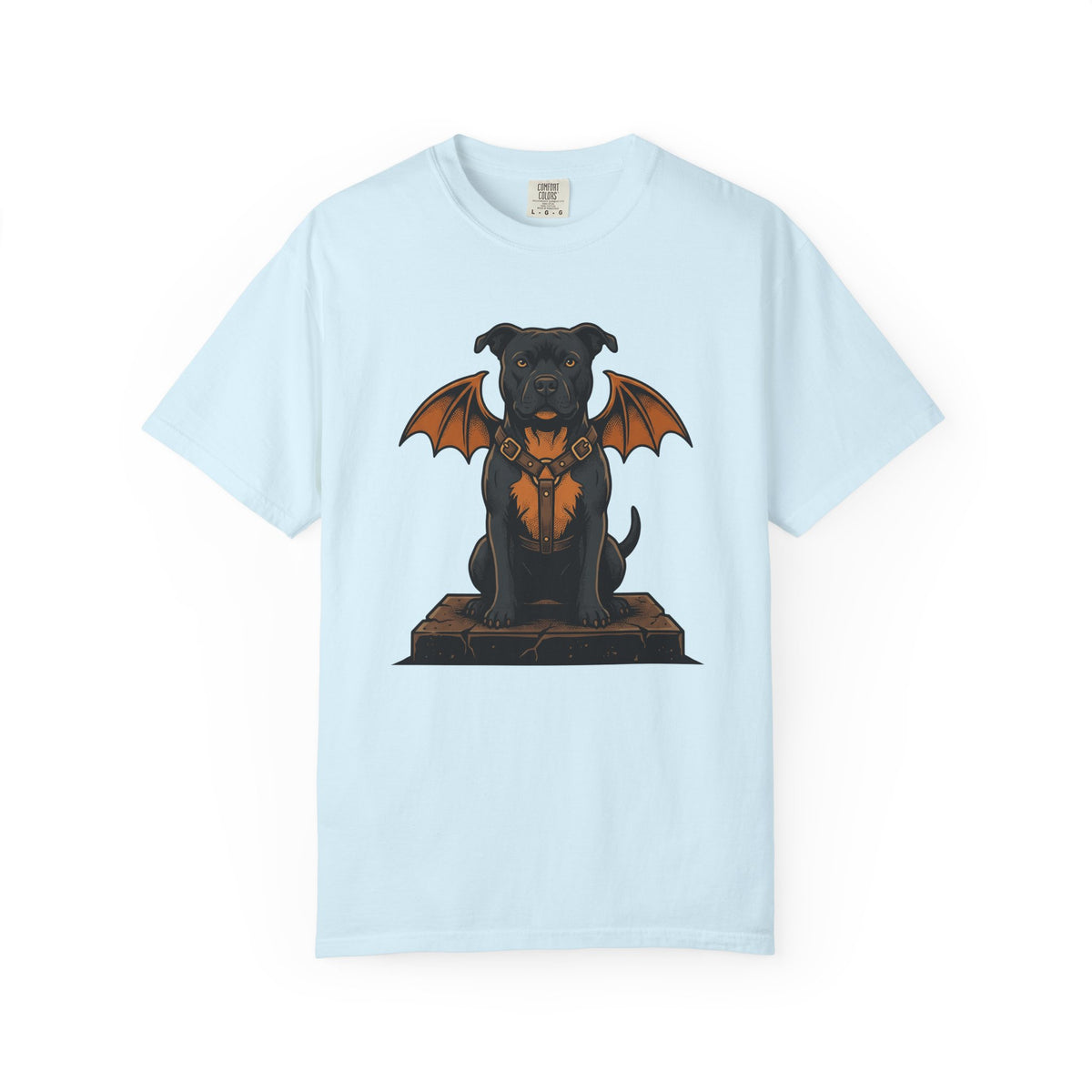 Pitbull Bat Wings Shirt Halloween Puppy Gift Women Sketch Tee Bully T-Shirt Horror Fan Pitbull Drawing Old School Belt Tshirt