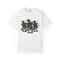 Witch Fantasy Figures Shirt Halloween Story Gift Women Sketch Tee Sorceress T-Shirt Horror Fan Magical Drawing Graphic Line Art Witch Broom