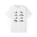 Fishing Flies Shirt Fishing Nature Gift Women Rustic Tee Fly Tying T-Shirt Angler Fan Fly Fishing Tshirt Wildlife Graphic Outline Trebles