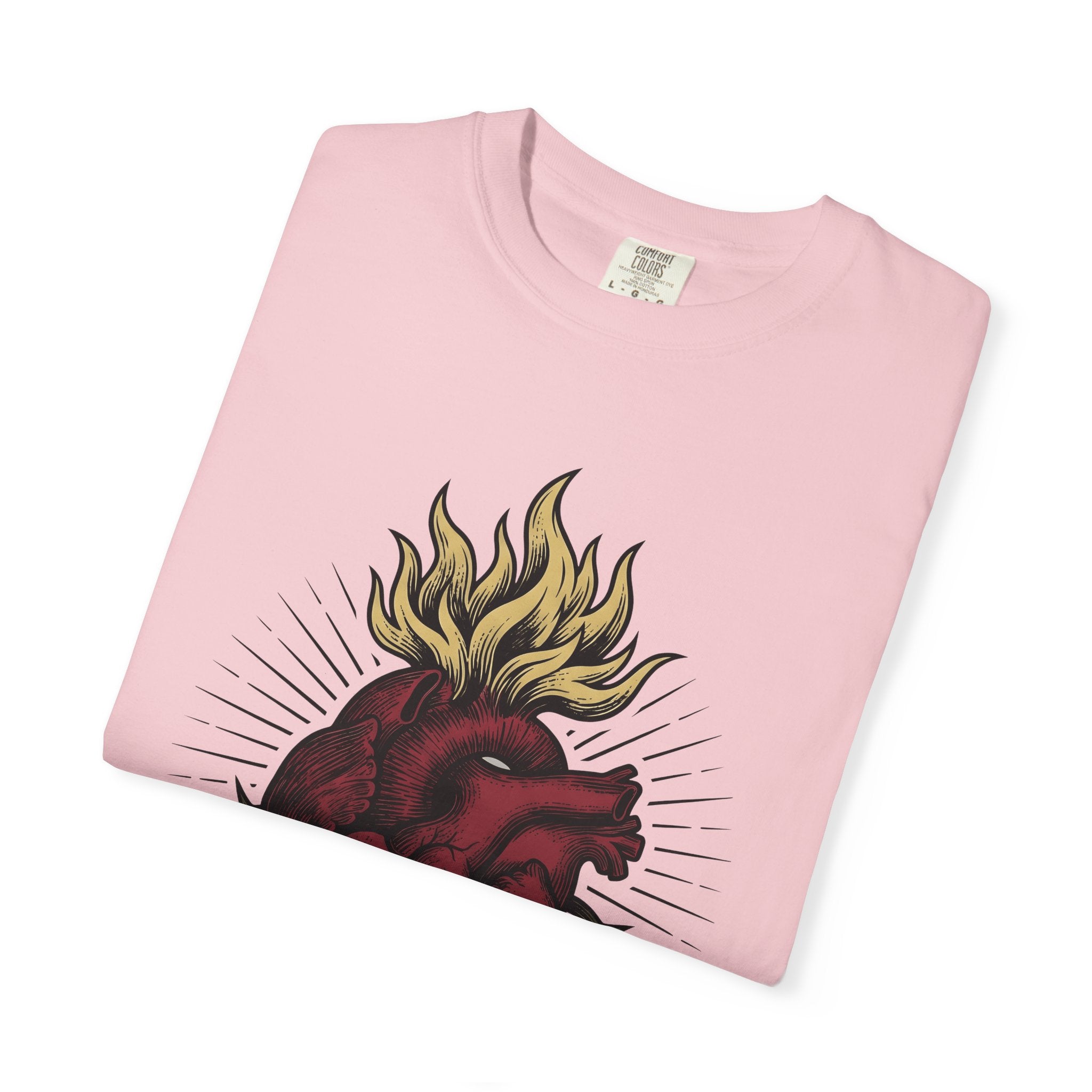 Anatomical Heart Shirt Boho Chic Meditation Gift Women Body Art Tee Cardiac T-Shirt Bohemian Enthusiast Tattoo Tshirt Mindfulness Graphic