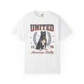 Bully Breed Shirt America 4Th Of July Heritage Gift Women Hand Drawn Tee Pitbull T-Shirt Patriot Fan Illustrated Tshirt Traditional Graphic