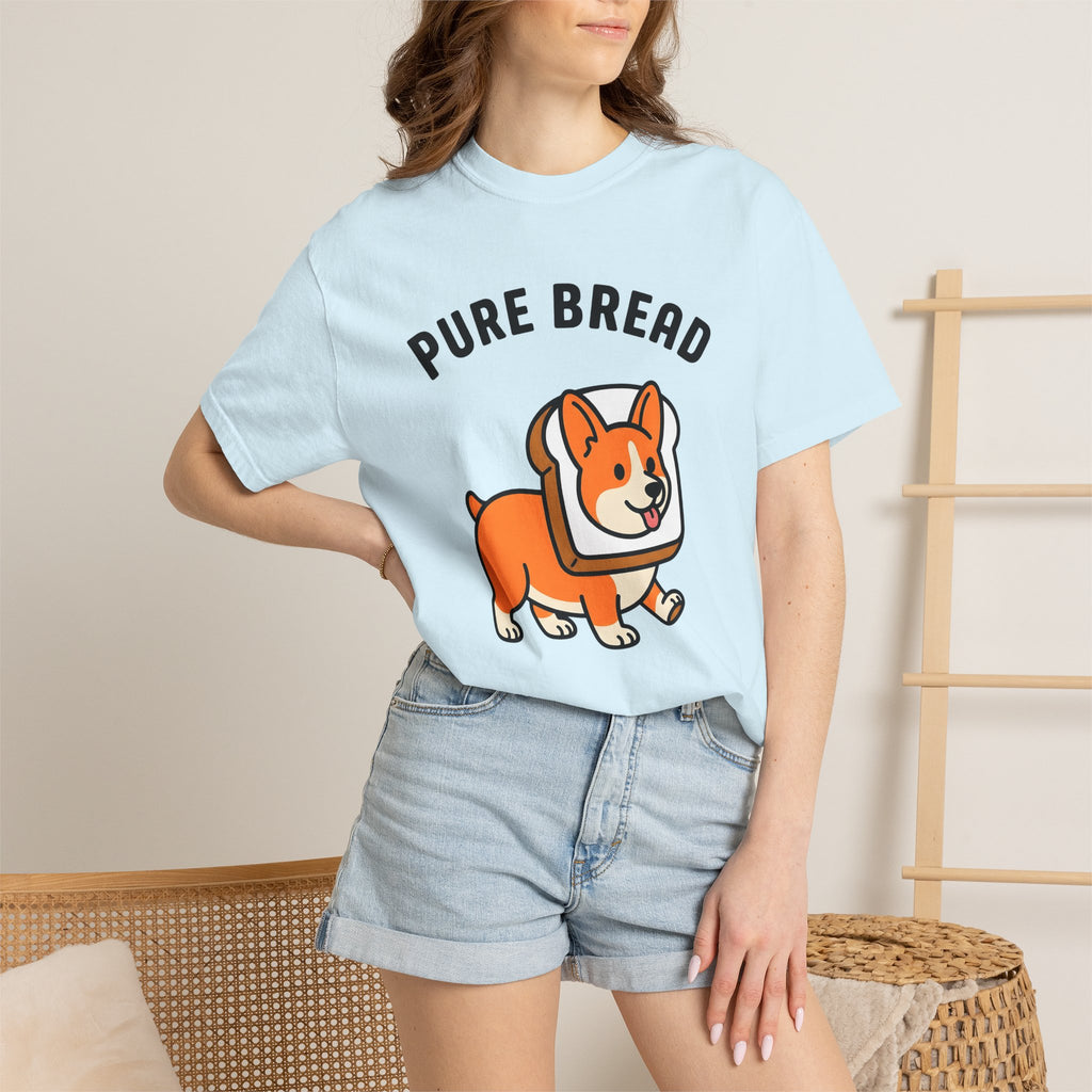 Corgi Bread Shirt Funny Dog Gift Women Cartoon Tee Corgi T-Shirt Humor Fan Comic Tshirt Canine Graphic Kawaii Sandwich Tshirt